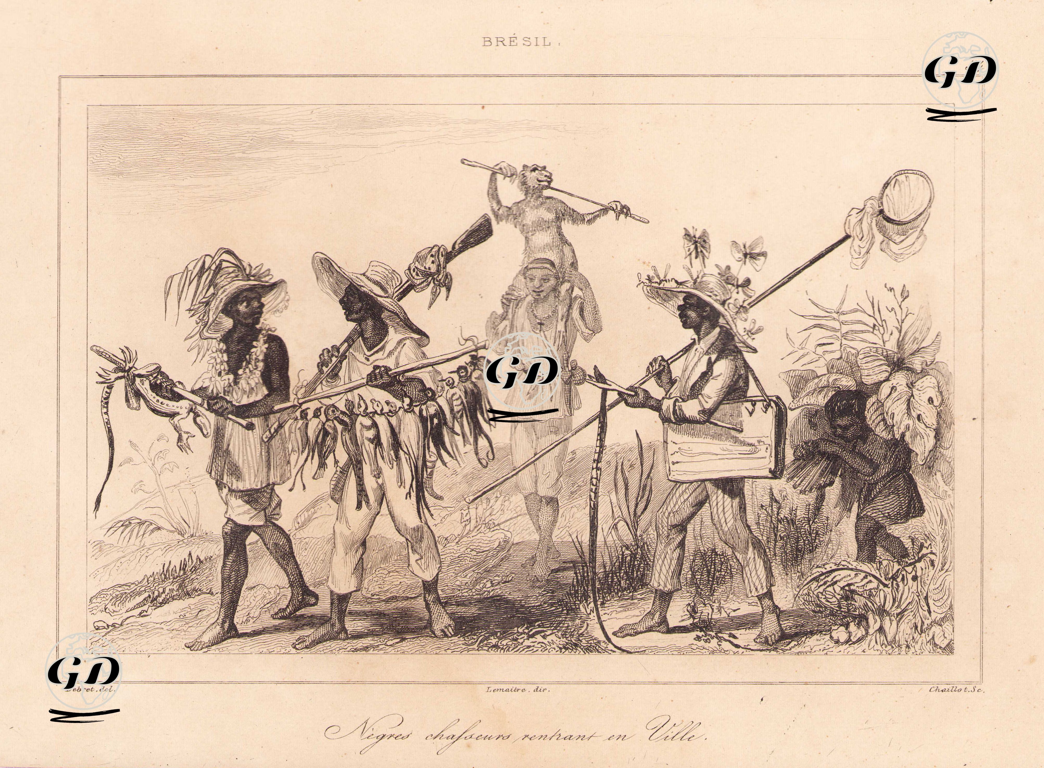 Brezilya'da Avdan Dönen Yerliler - Jean Baptiste Debret (1768-1848) - 1837