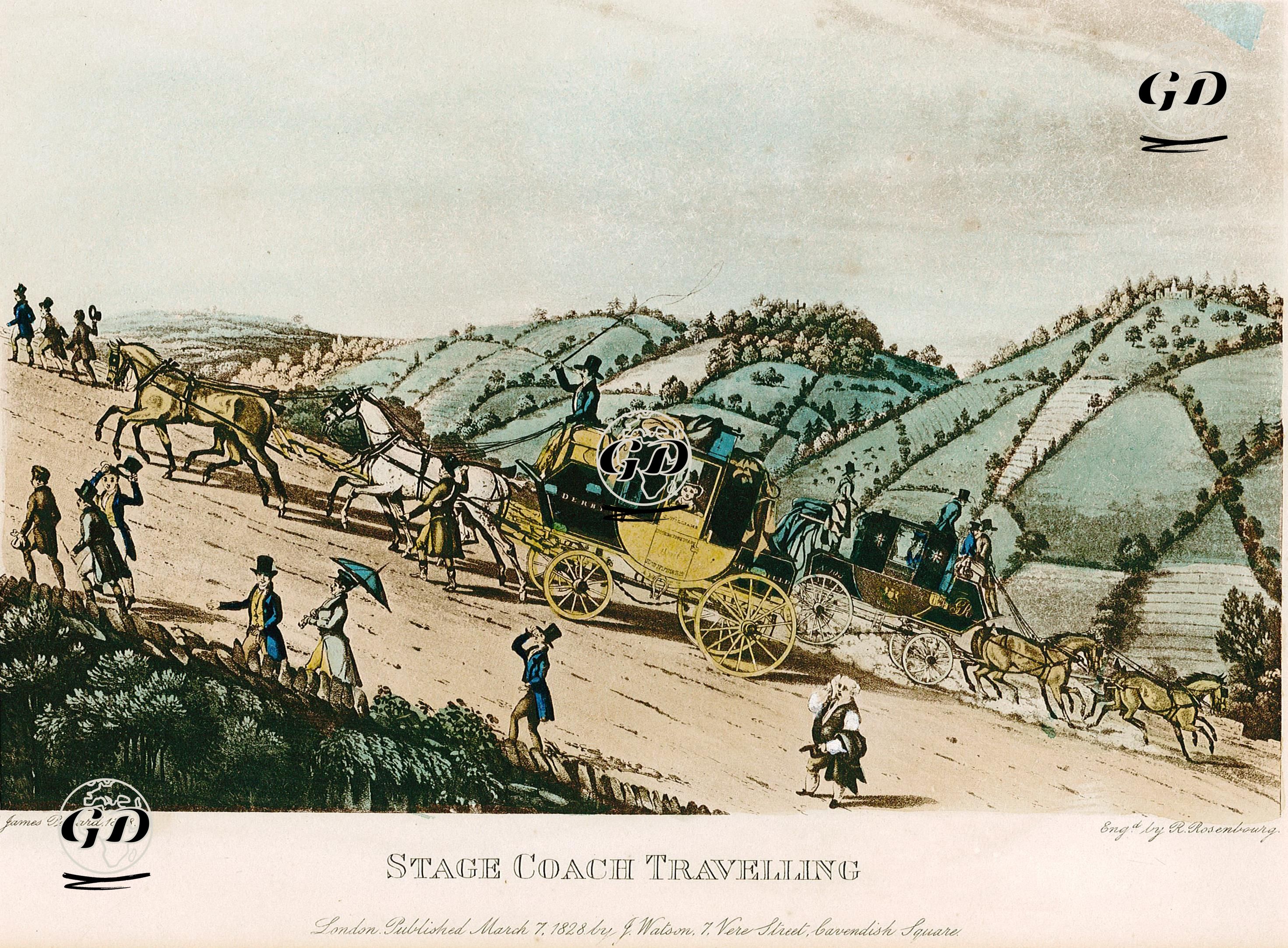 Posta Arabası İle Seyahat - James Pollard (1792-1867) - 1828