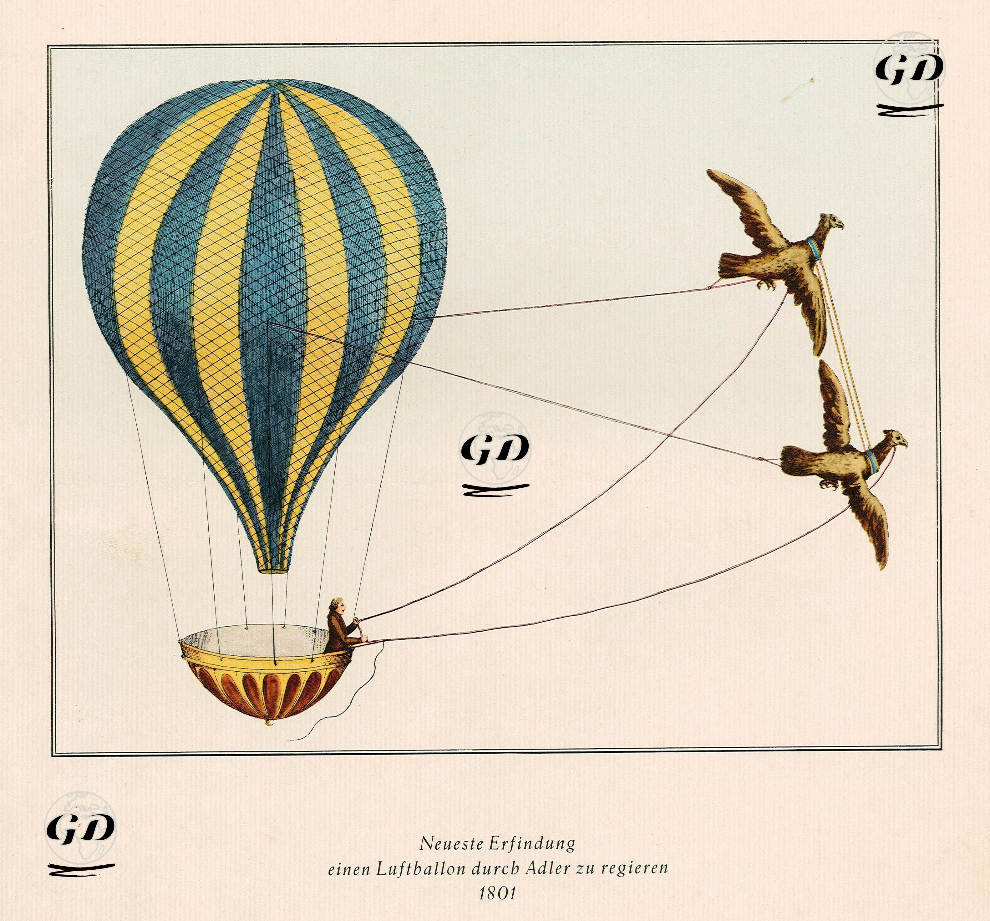 Kartallar Tarafından Çekilen Balon, 1801 -  - 1950's