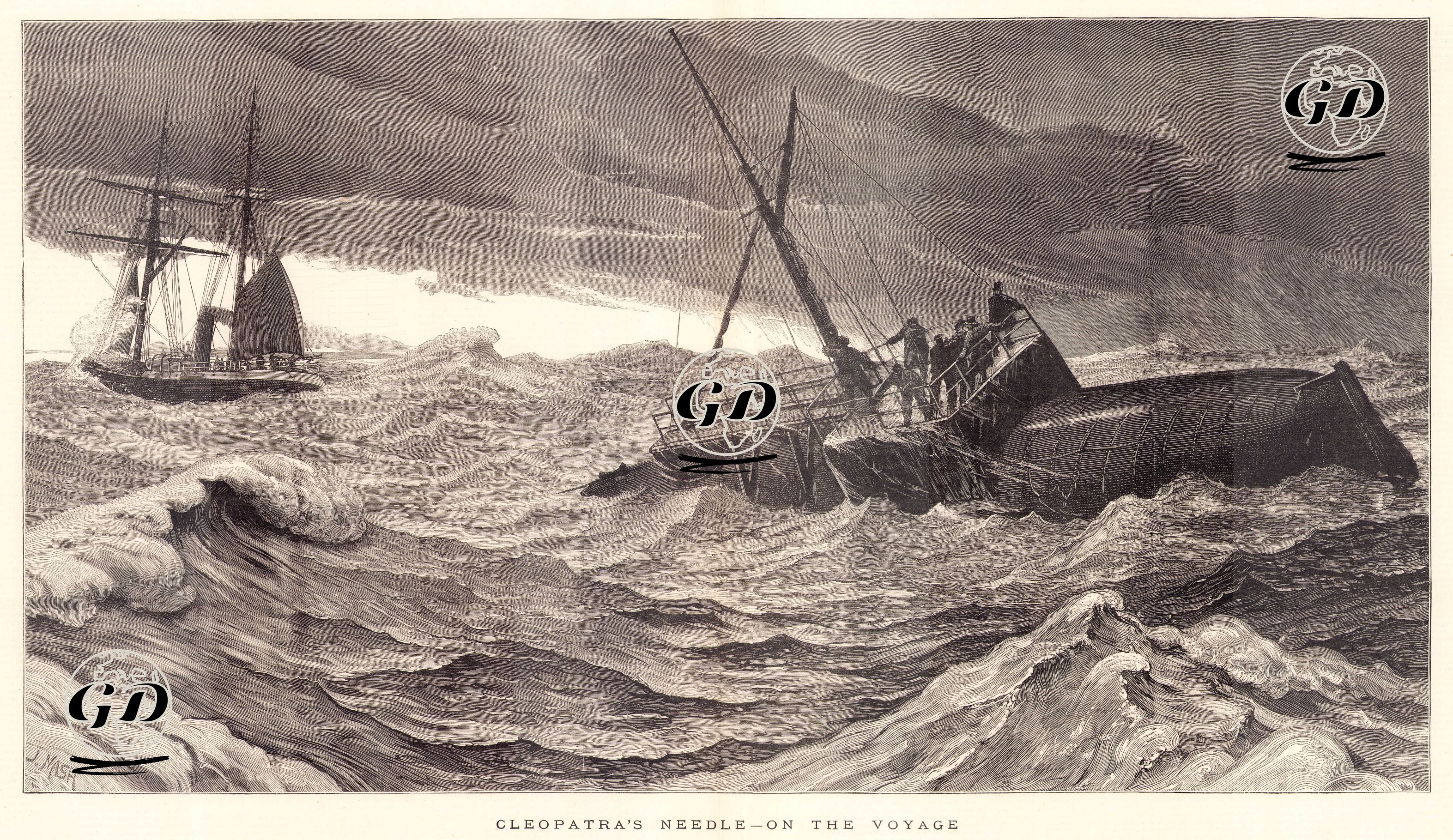 Cleopatra's Needle, On The Voyage -  - 1877