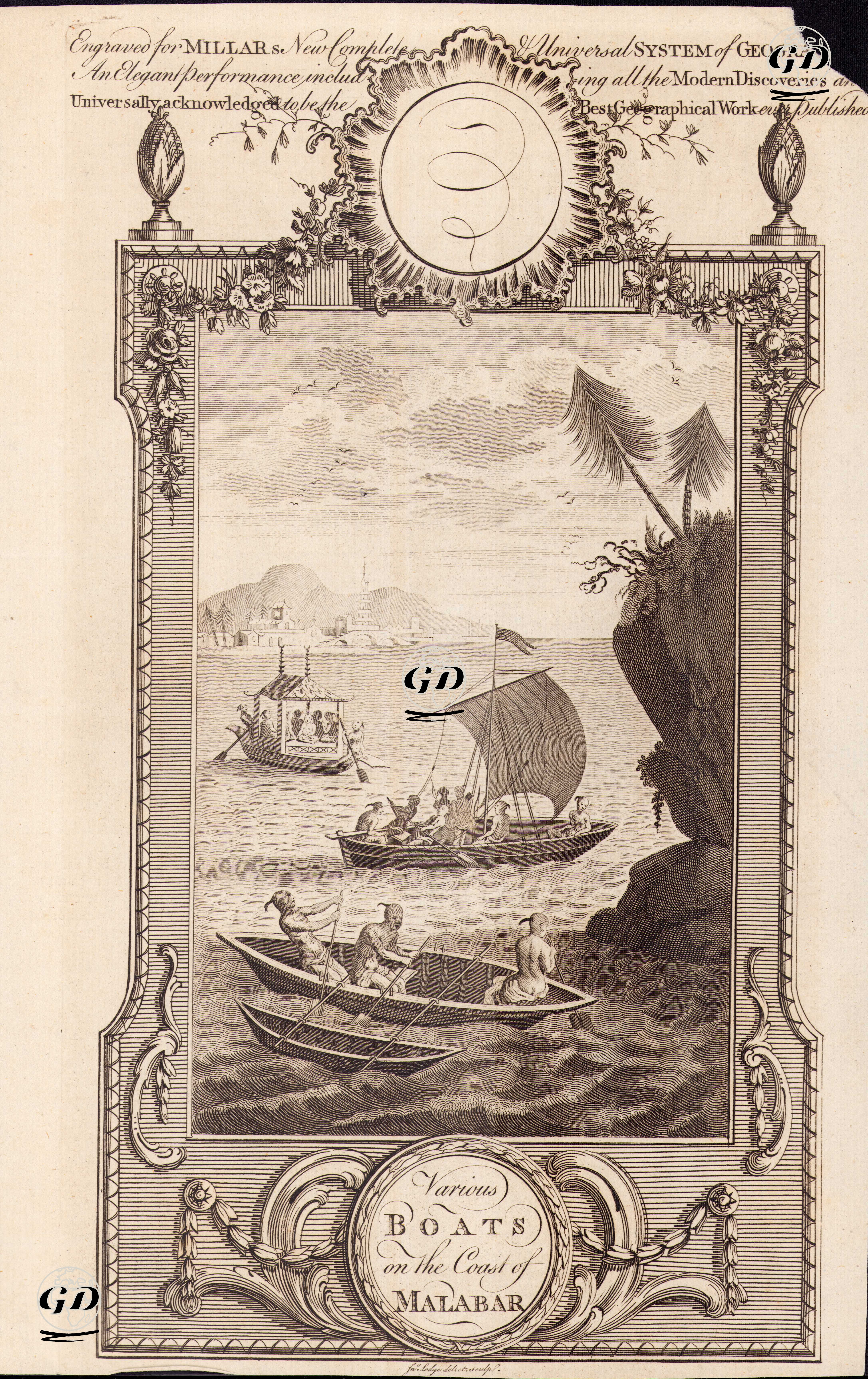 Malabar Sahillerinde Kullanılan Çeşitli Tekneler -  - 1782