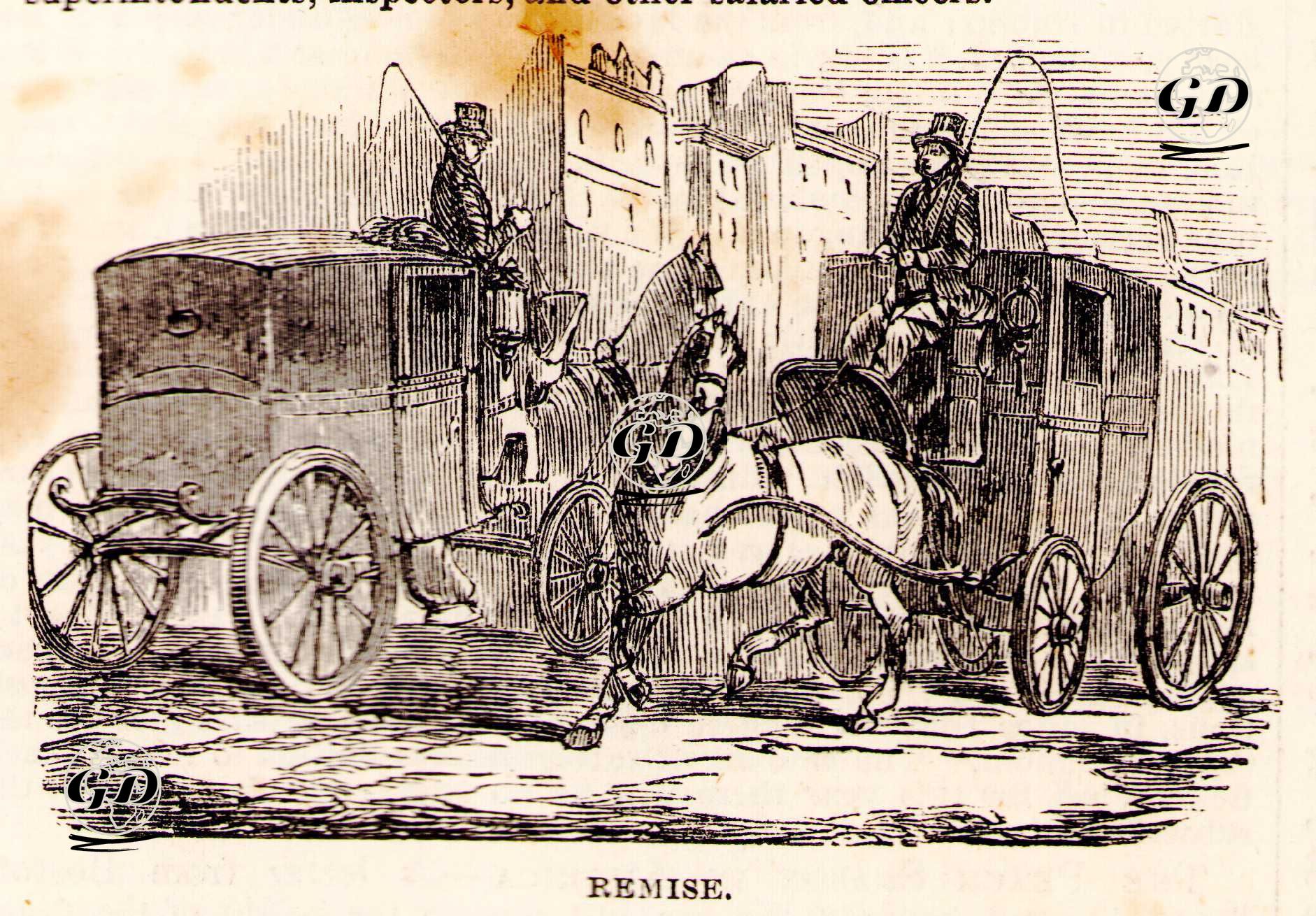 Kiralık At Arabası (Taksi) -  - 1853
