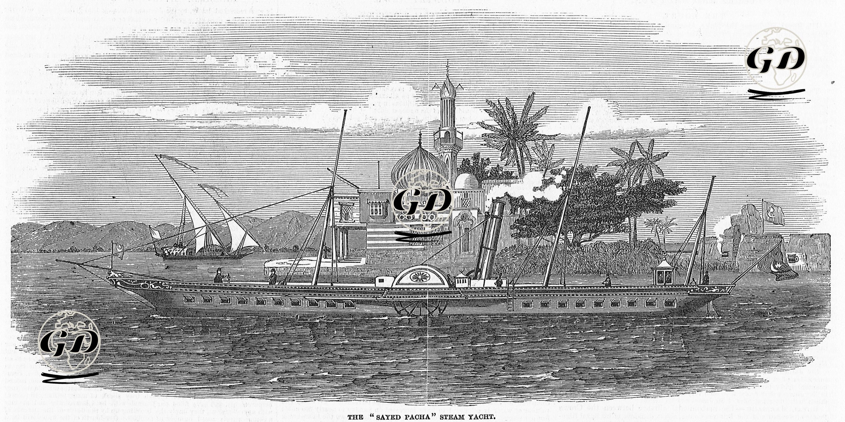 "Seyyid Paşa" İsimli Buharlı Yat  -  - 1849