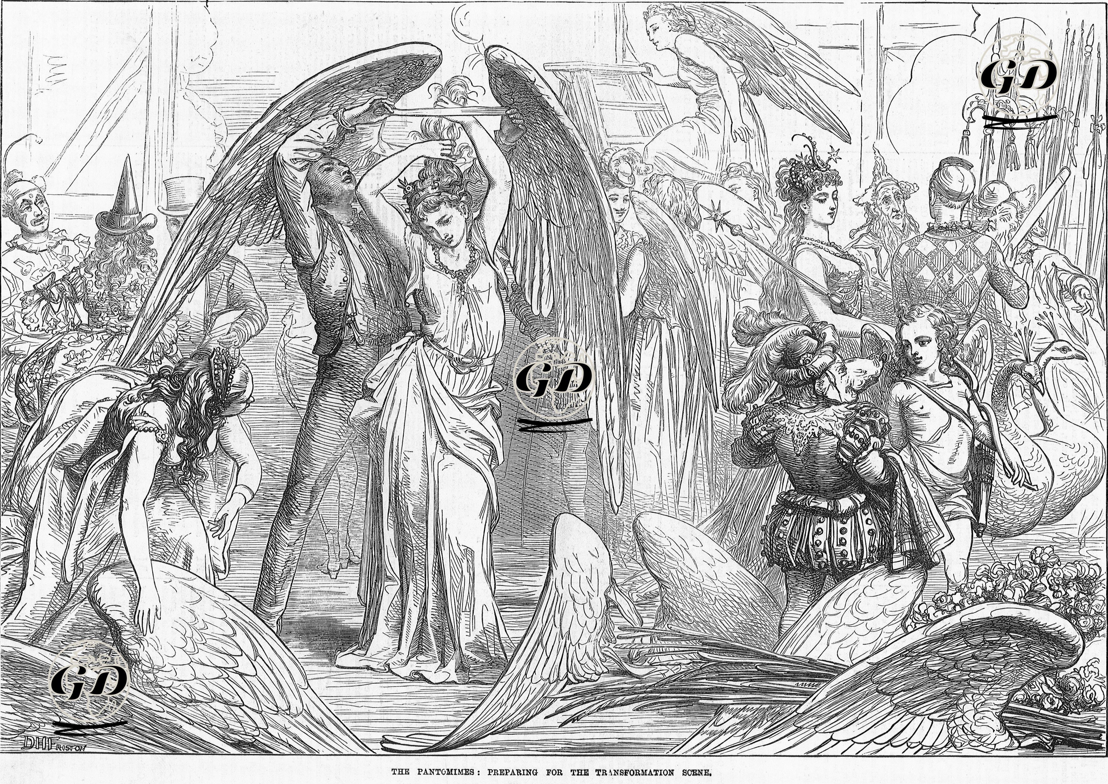  Pantomim de Sahne Değişimi -  - 1871