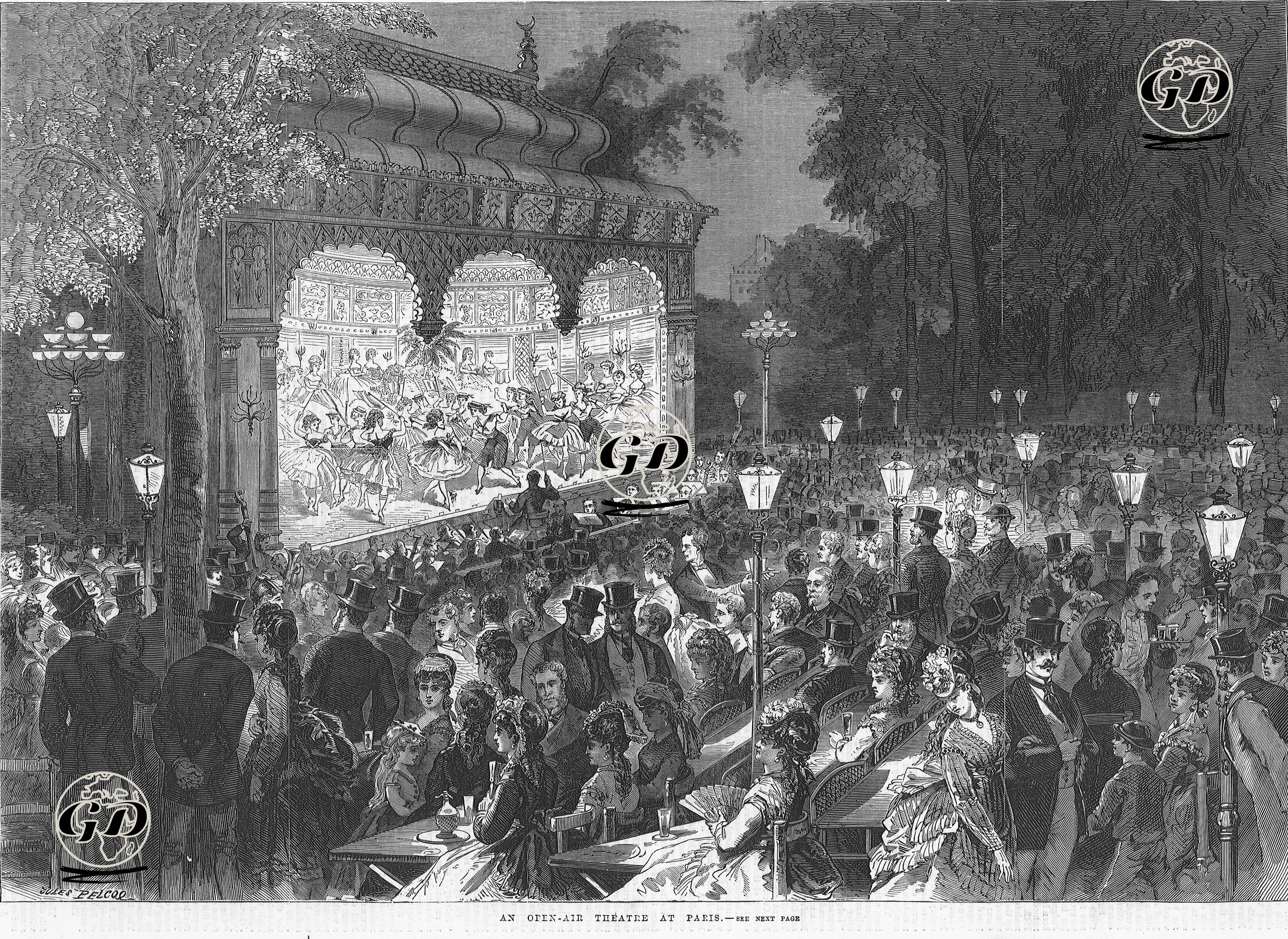 Açık Hava Tiyatrosu, Paris  -  - 1869
