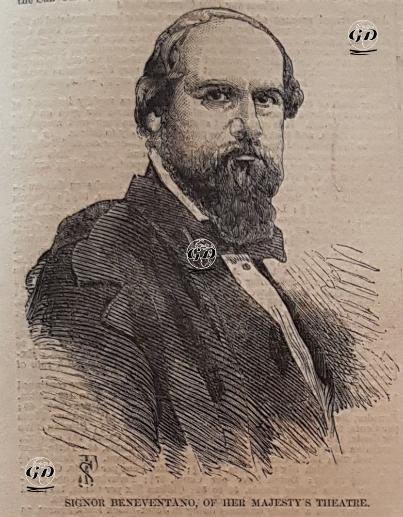 Joseph Frederic Beneventano Italian Opera Singer And Actor -  - 1856