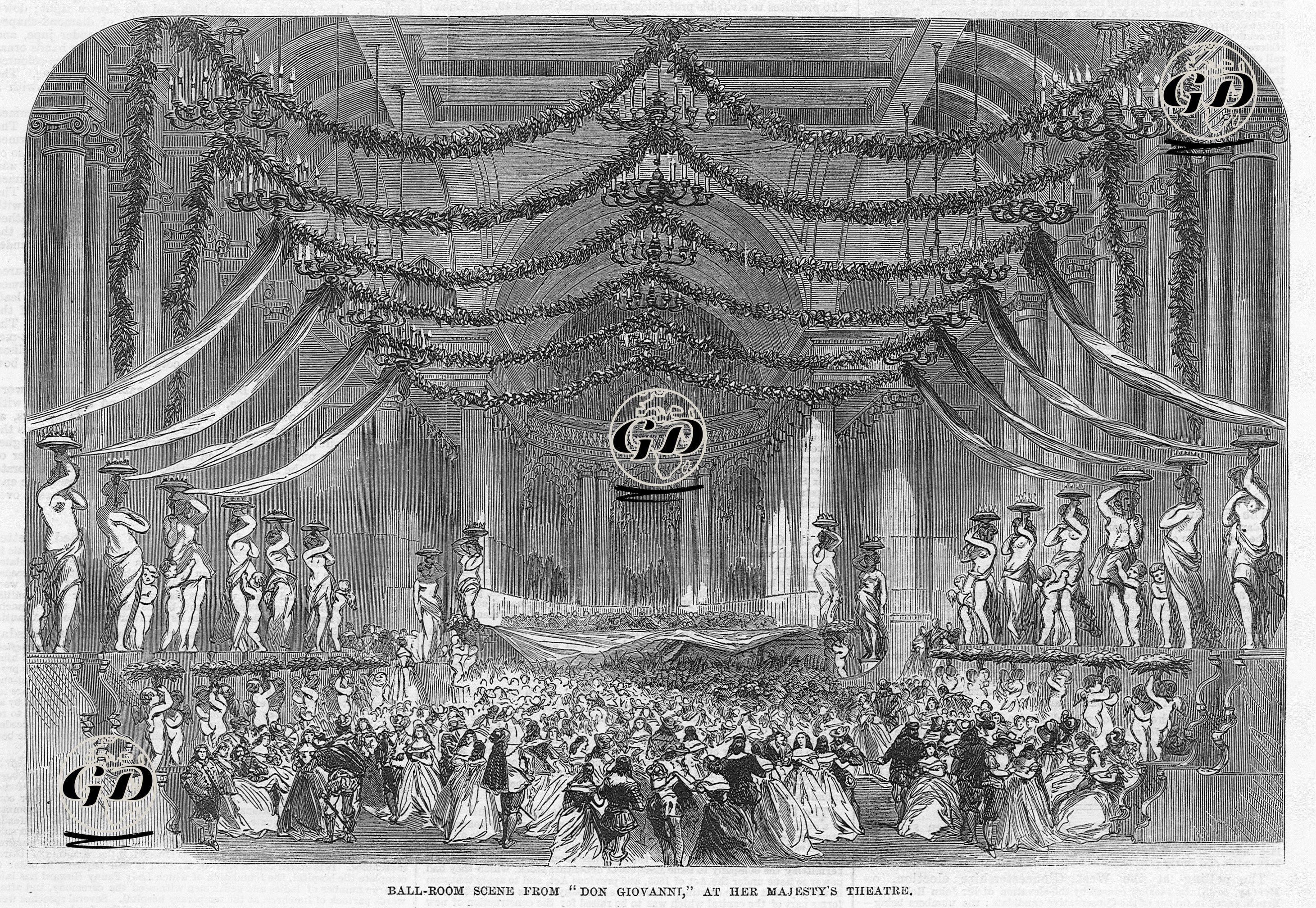 Ball-Room From "Don Giovanni" At Her Majesty's Theatre  -  - 1867