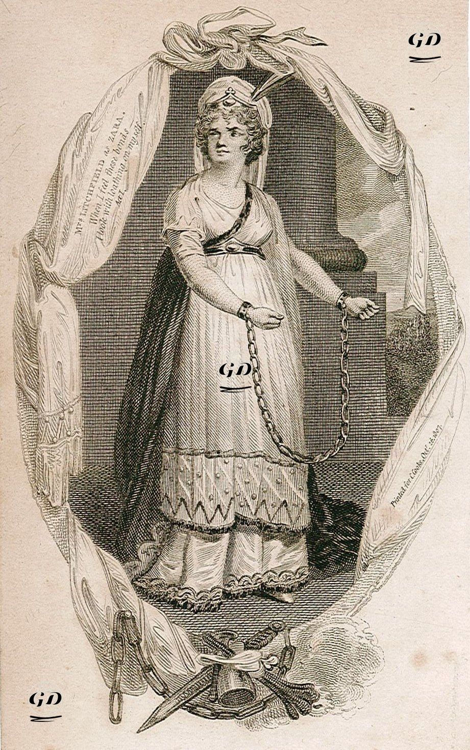 Zara Rolünde Harriett Litchfield Perde I.(Kederli Gelin) -  - 1807