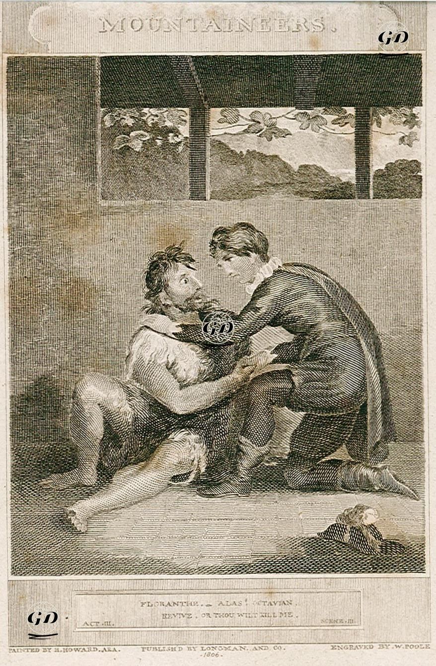 "Dağcılar" Oyunu  III.Perde III.Sahne - Henry Howard (1769-1847) - 1806