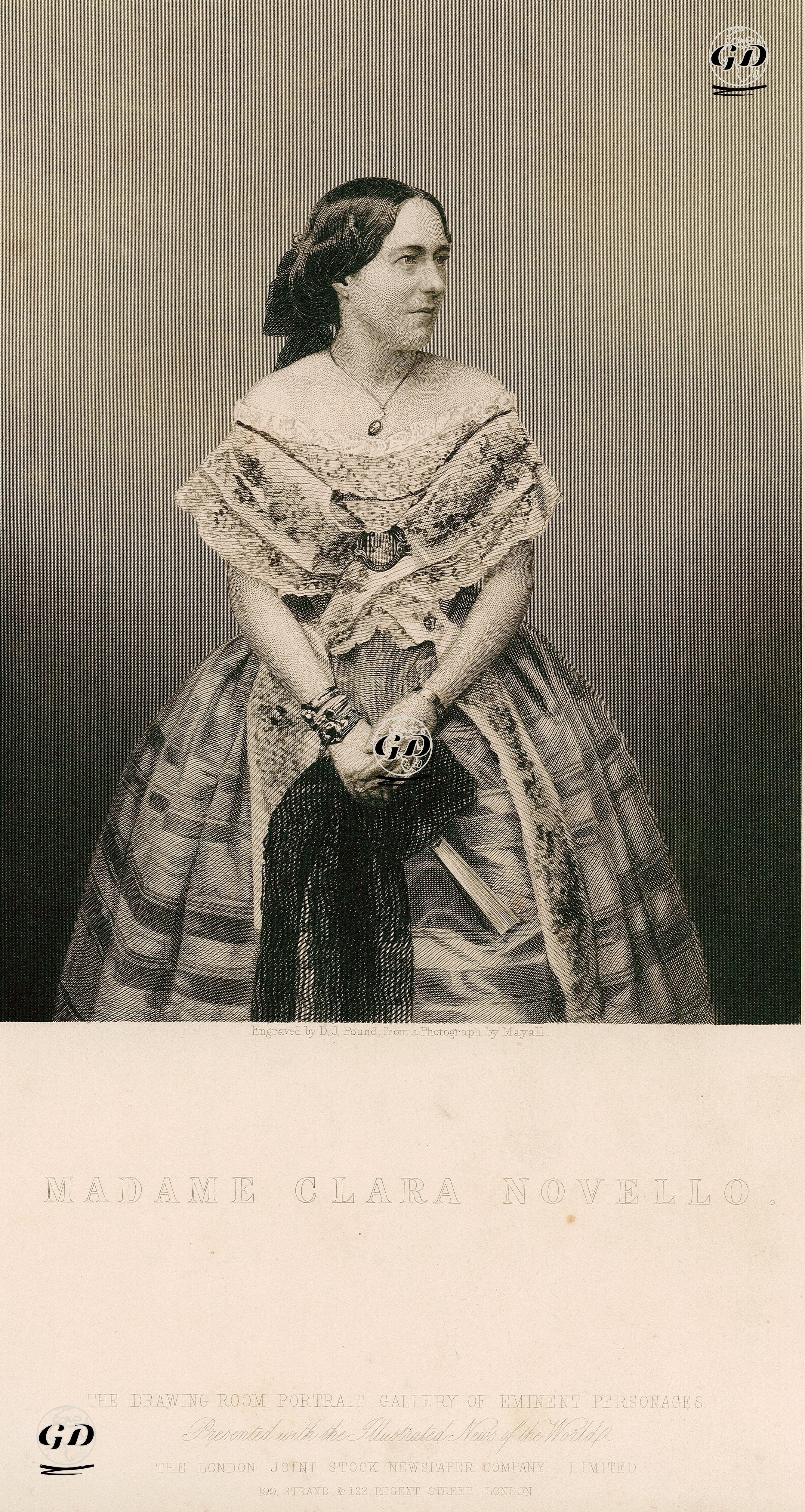 Madame Clara Novello - John Jabez Edwin Mayall (1813-1901) - 1859