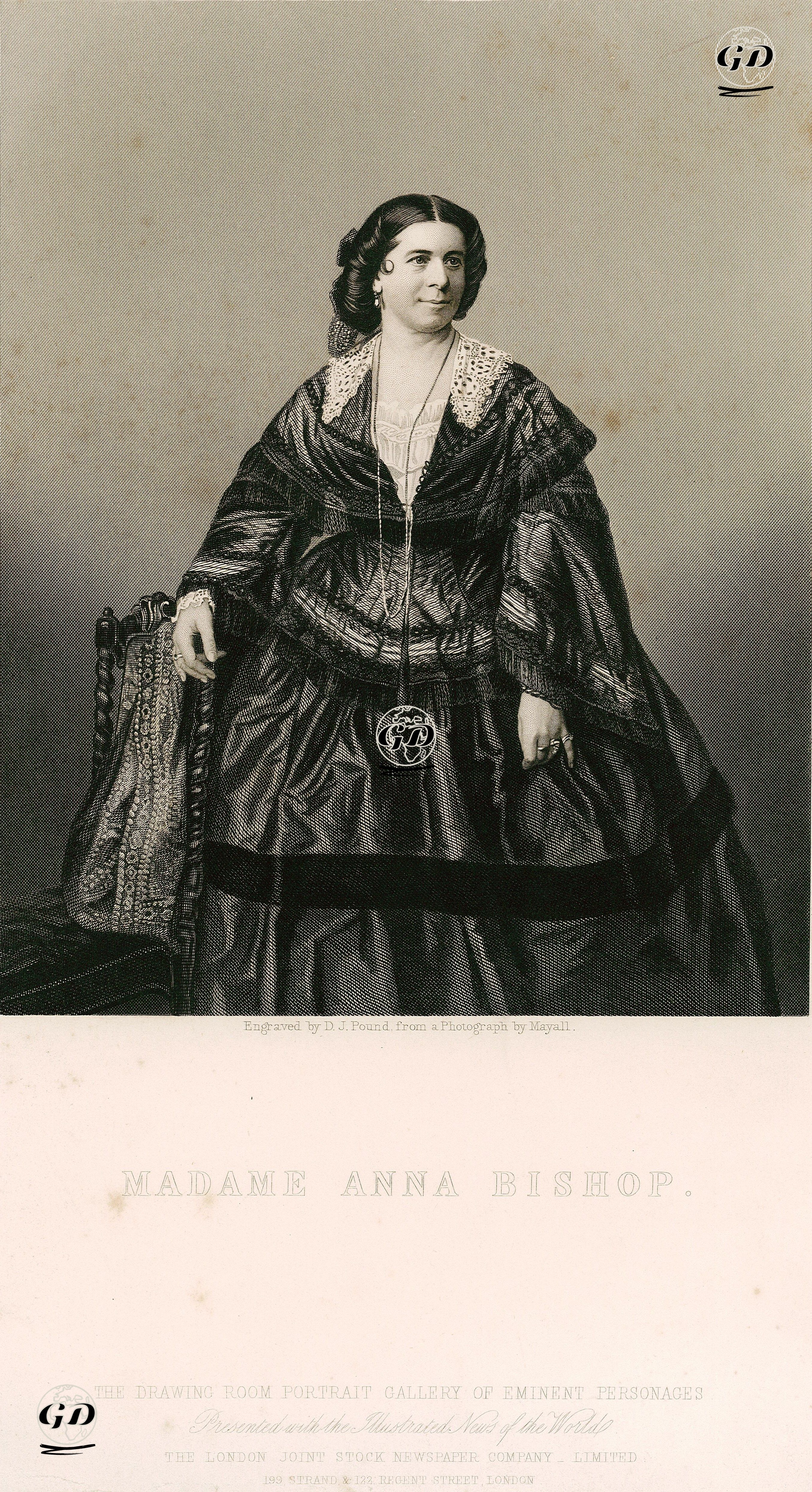  Madame Anna Bishop - John Jabez Edwin Mayall (1813-1901) - 1859