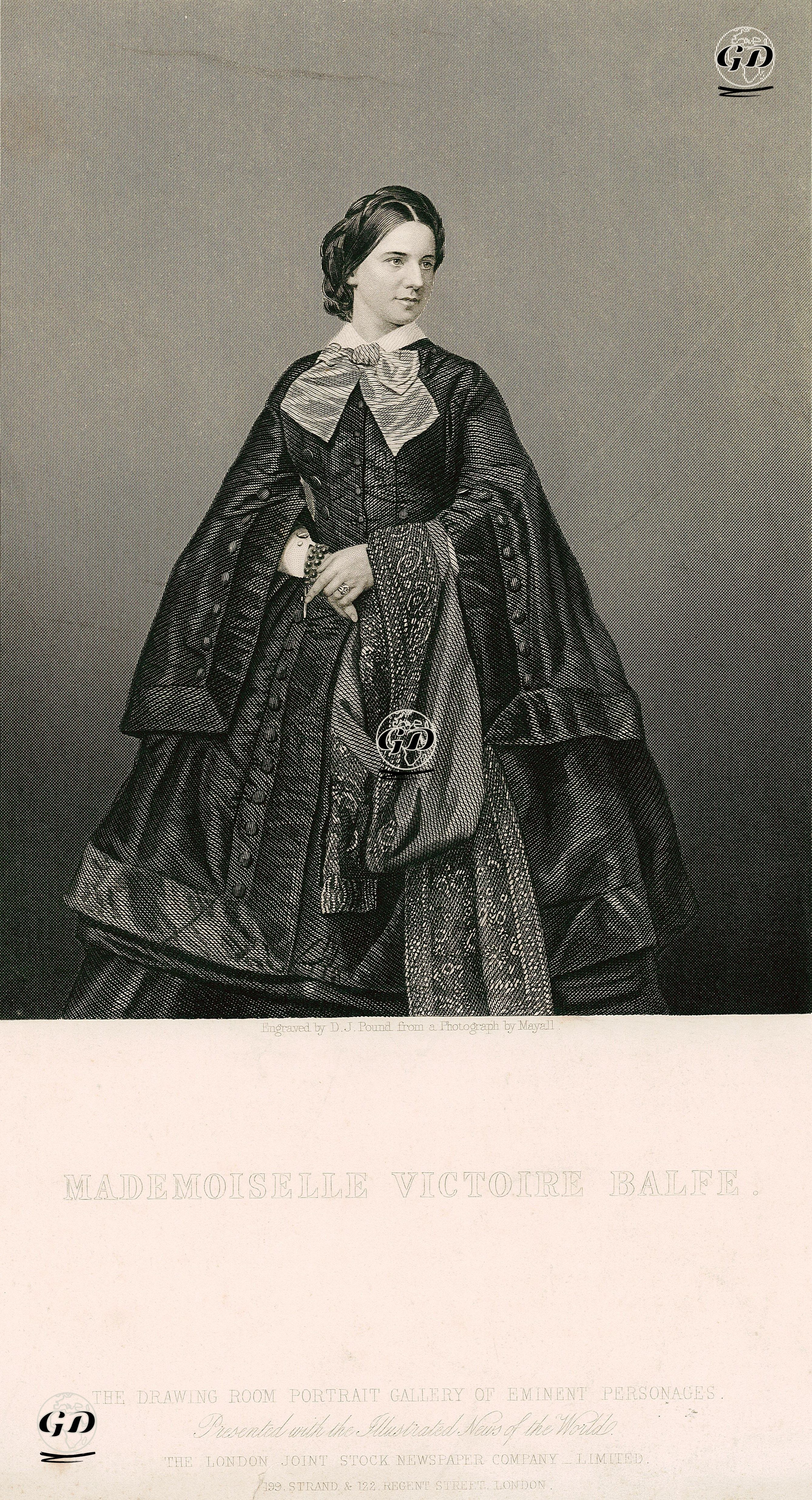 Opera Sanatçısı Victoire Balfe - John Jabez Edwin Mayall (1813-1901) - 1859
