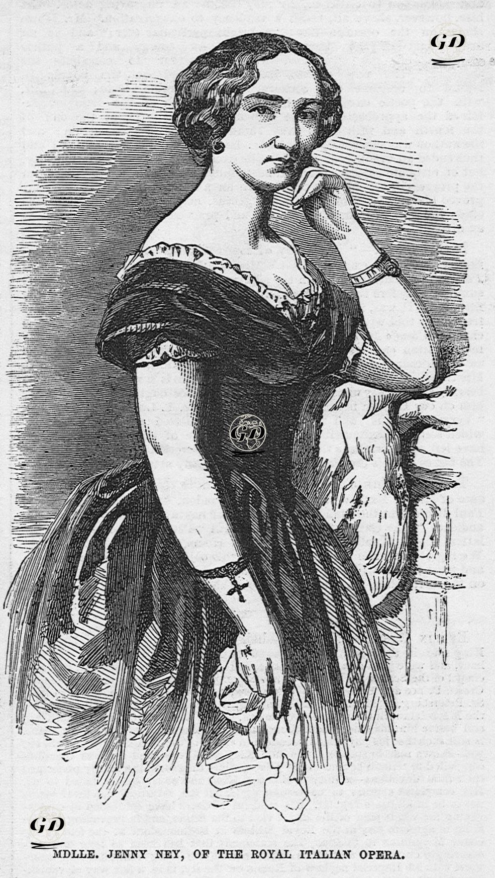 Opera Sanatçısı Jenny Ney  -  - 1855