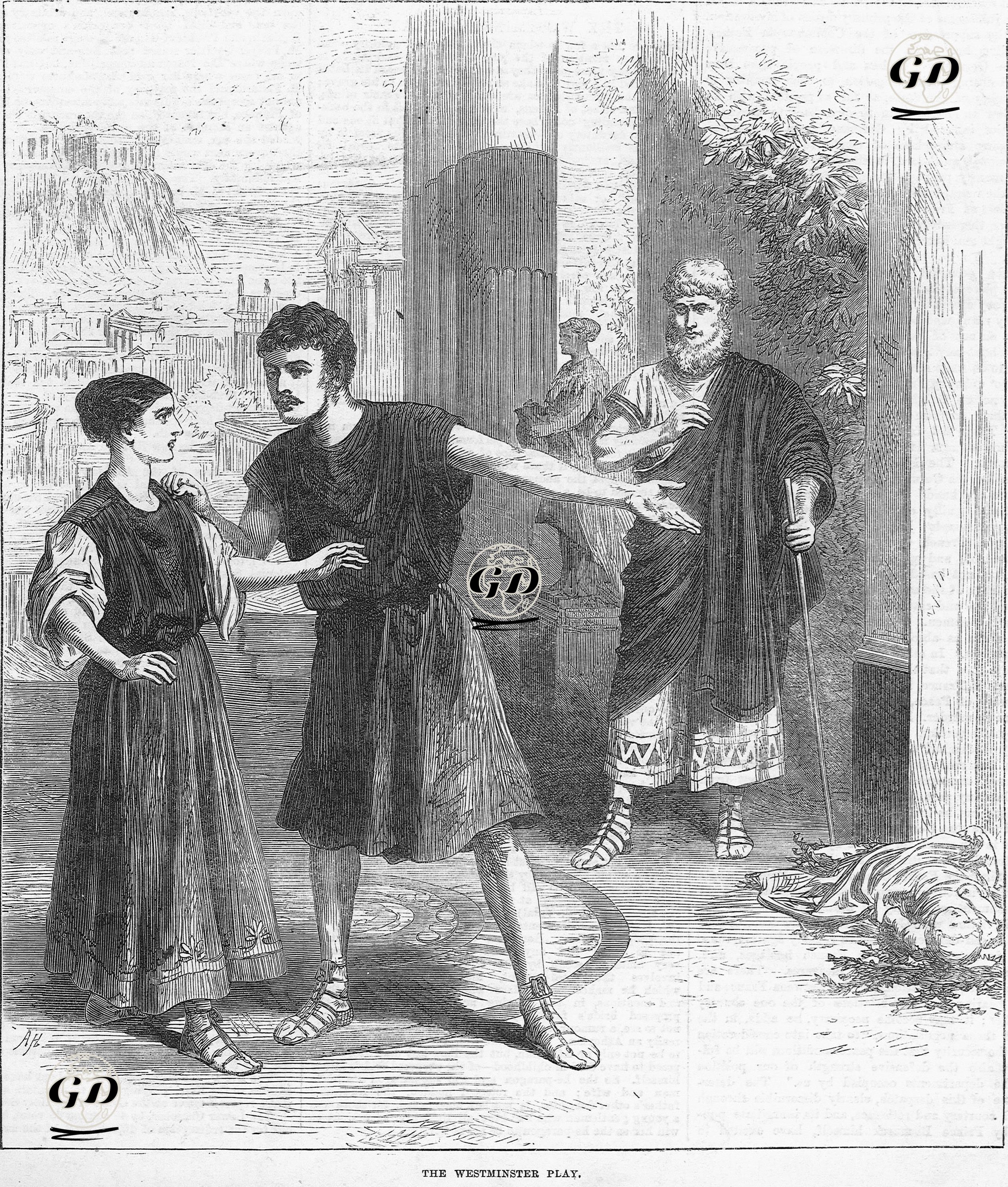 The Westminster Play, "Adrian" -  - 1871