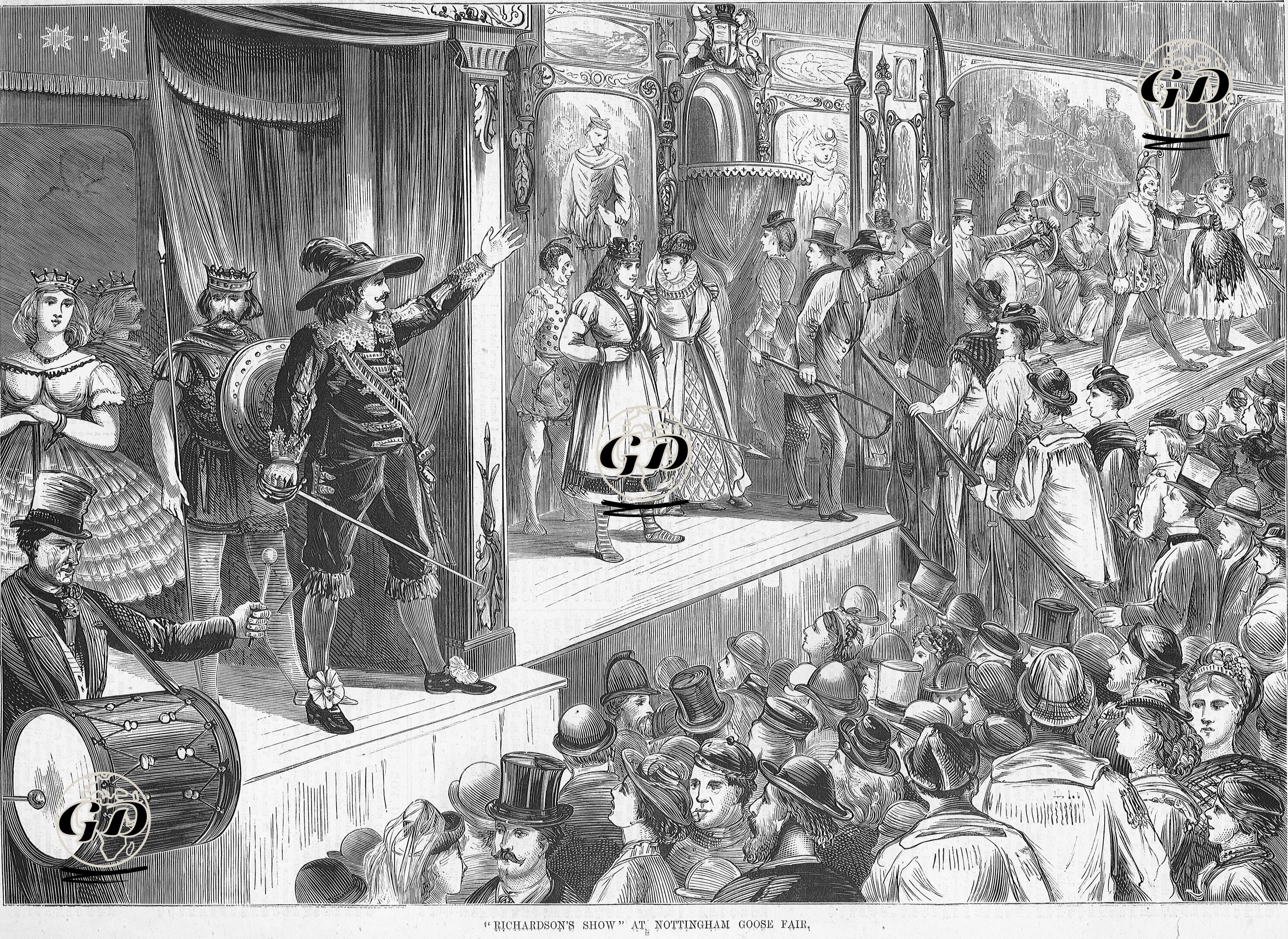 Nottingham Kaz Festivalinde "Richardson Gösterisi -  - 1874