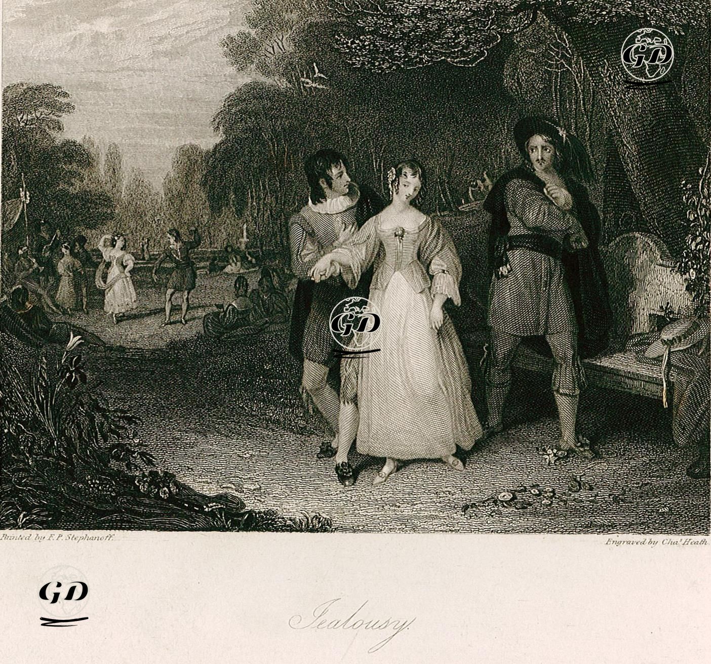 Kıskançlık - Francis Philip Stephanoff (1788-1860) - 1836