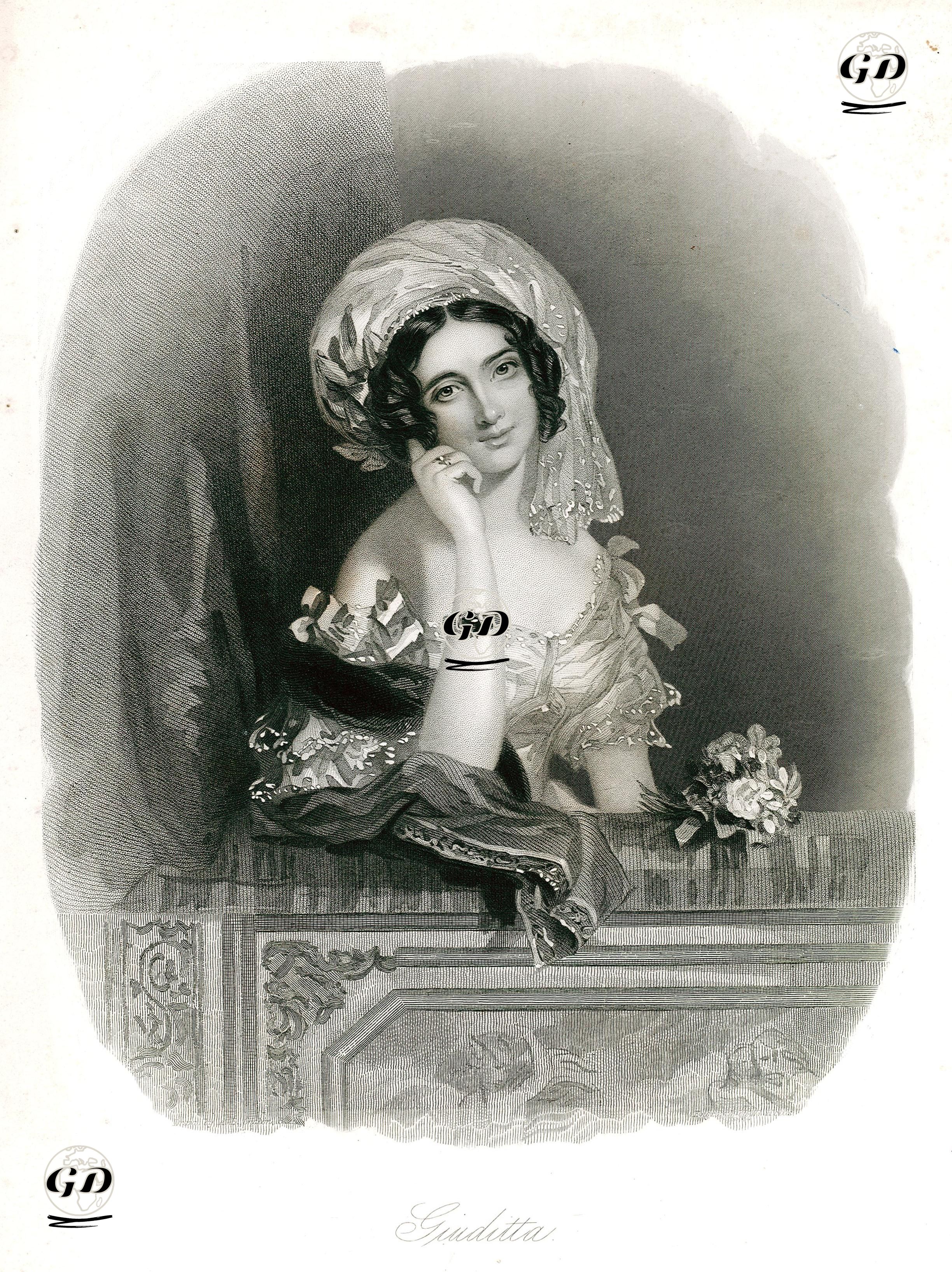 Opera Sanatçısı Giuditta Negri Pasta  -  - 1840's-1850's