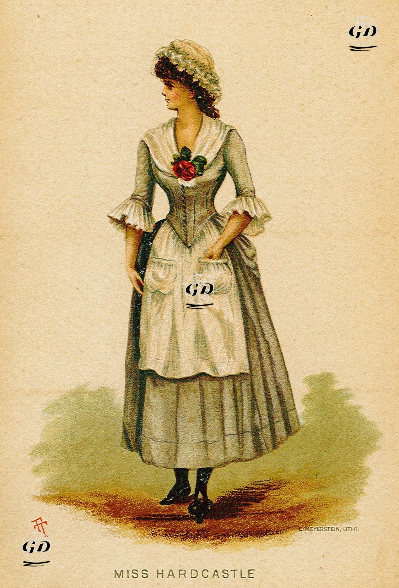 Miss Hardcastle (She Stoops to Conquer-Başarı İçin Taviz Vermek) -  - 1884