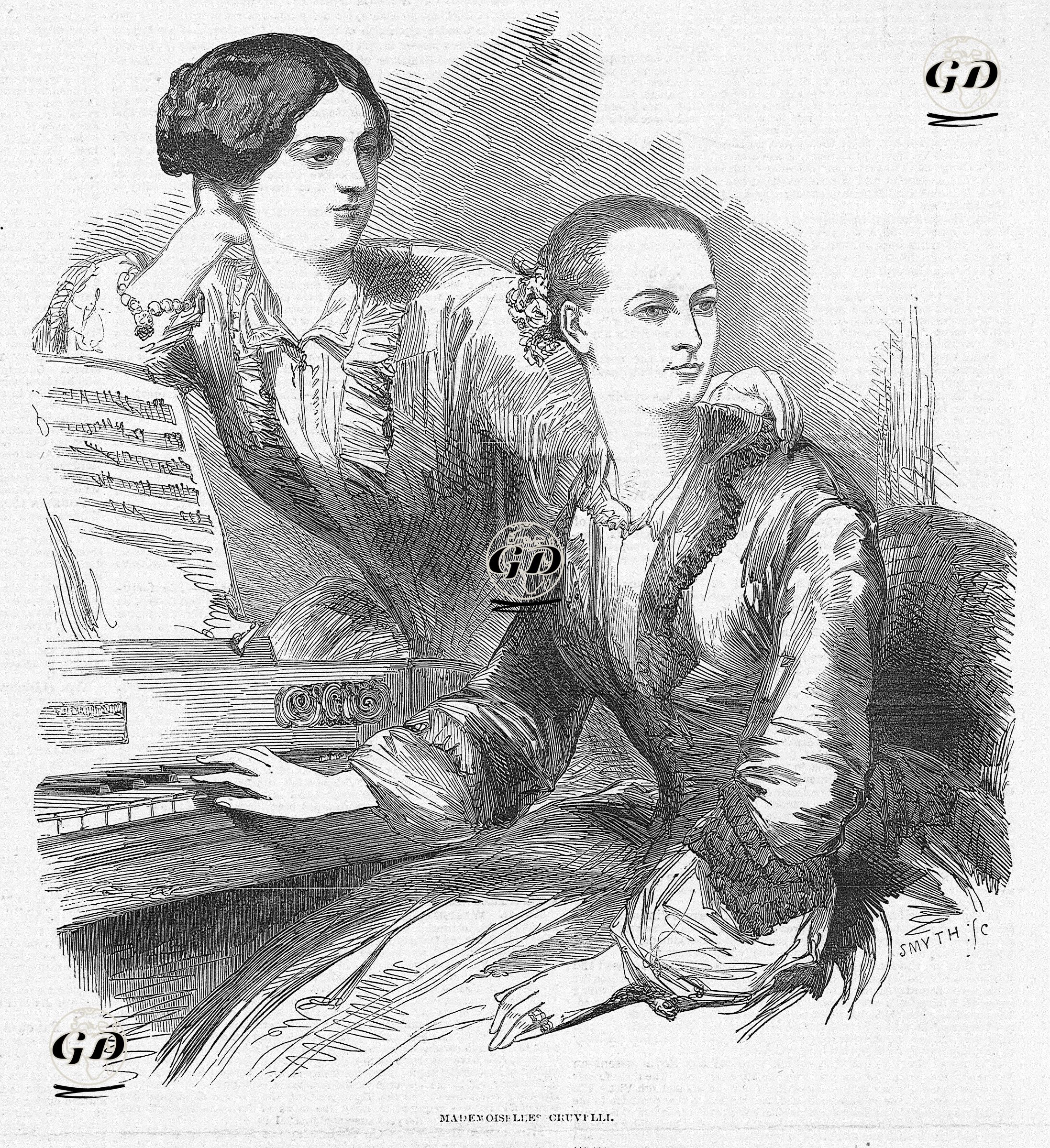 Mademoiselles Cruvelli  -  - 1851