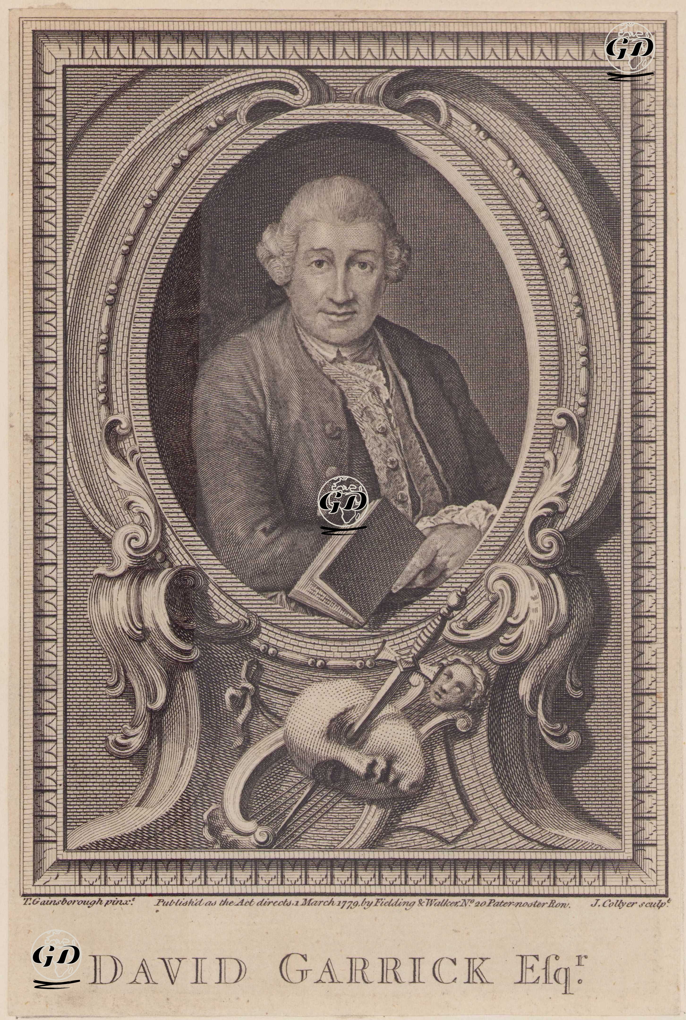 David Garrick - Thomas Gainsborough (1727-1788) - 1779