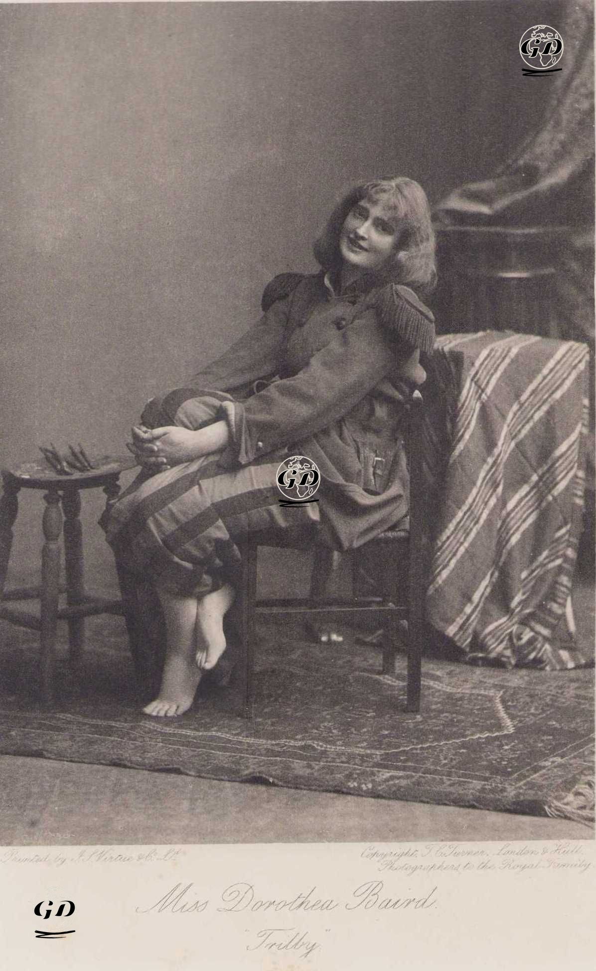 Miss Dorothea Baird as "Trilby" - Thomas Charles Turner (1839-1896) - 1895