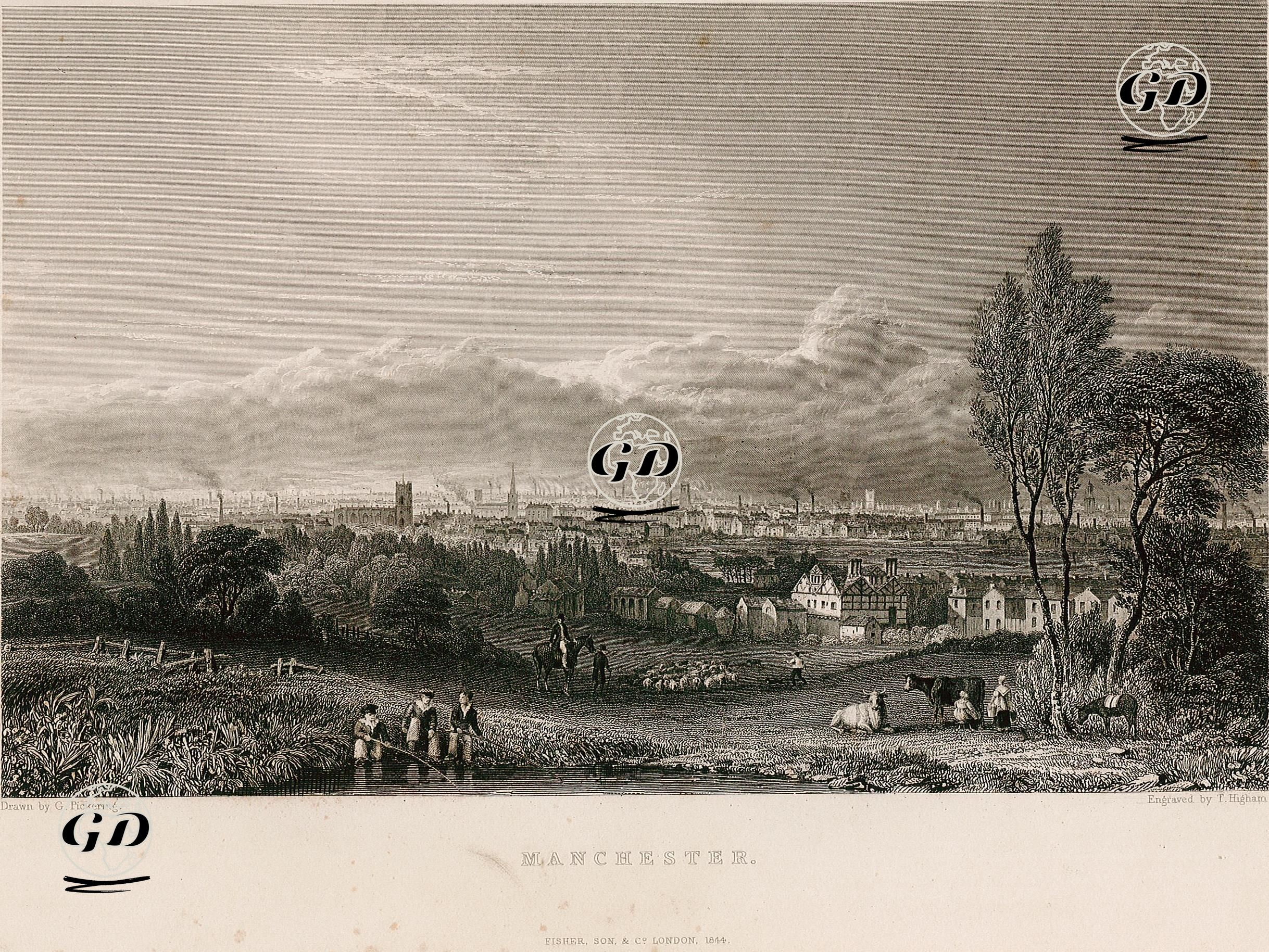 Manchester - George Pickering (1794-1857) - 1844