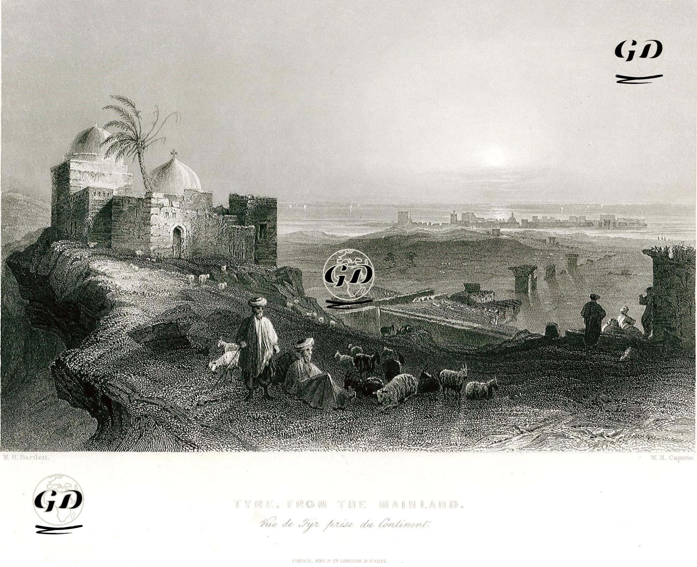 Sur Şehri - William Henry Bartlett (1809-1854) - 1838-1839