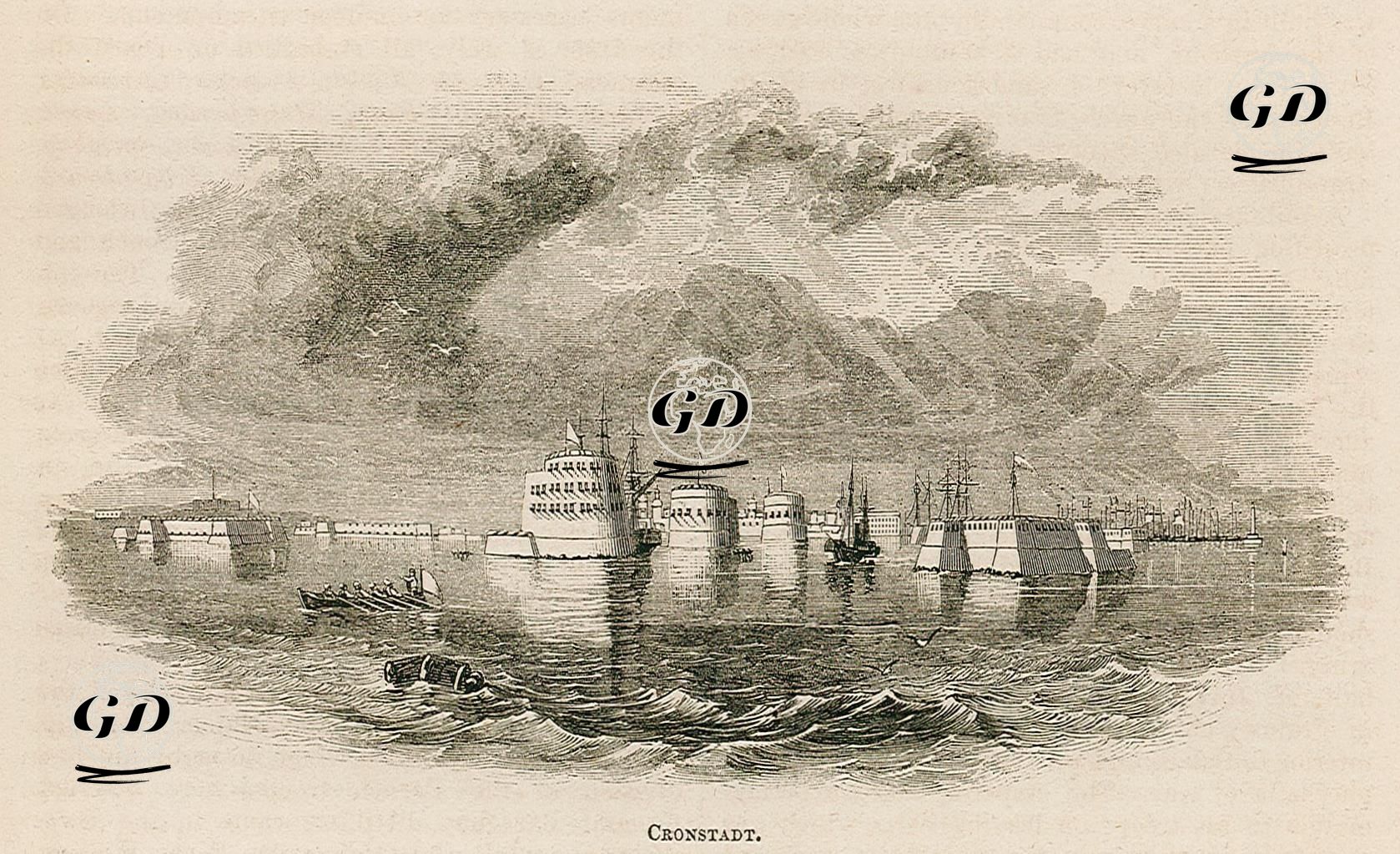 Kırım Savaşı Sırasında Kronstadt Adası -  - 1856