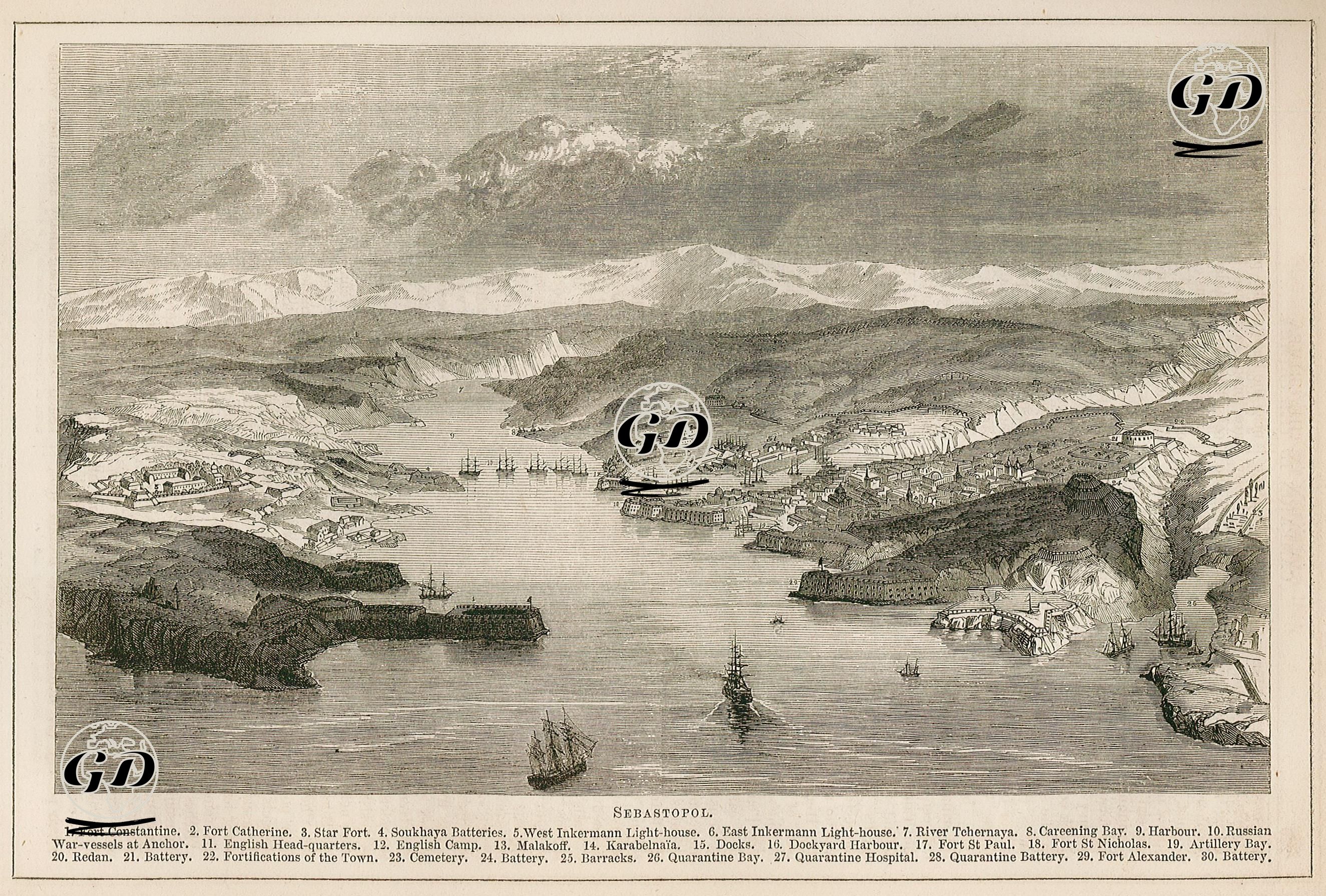 Kırım Savaşı Sırasında Sivastopol -  - 1856