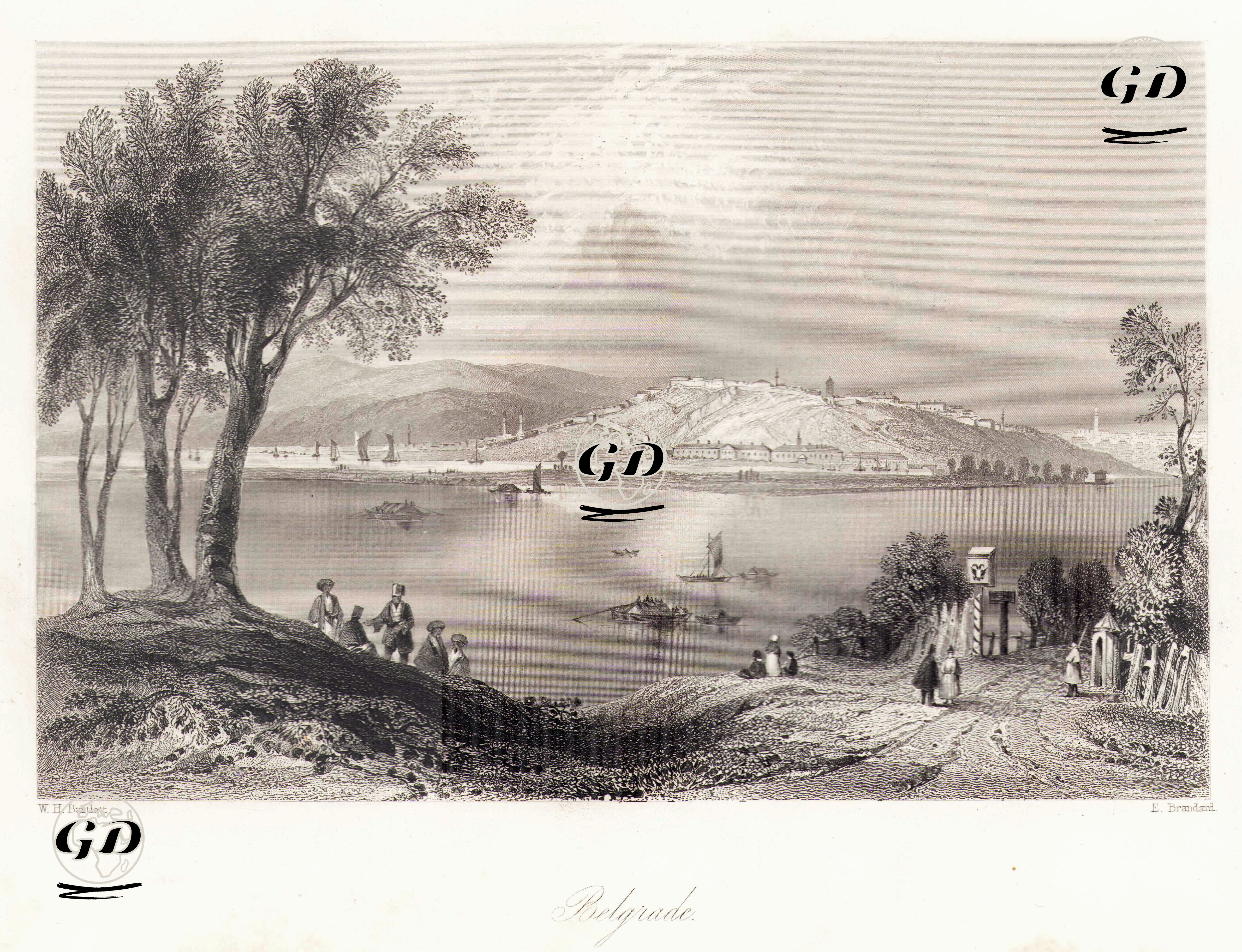 Belgrad - William Henry Bartlett (1809-1854) - 1854