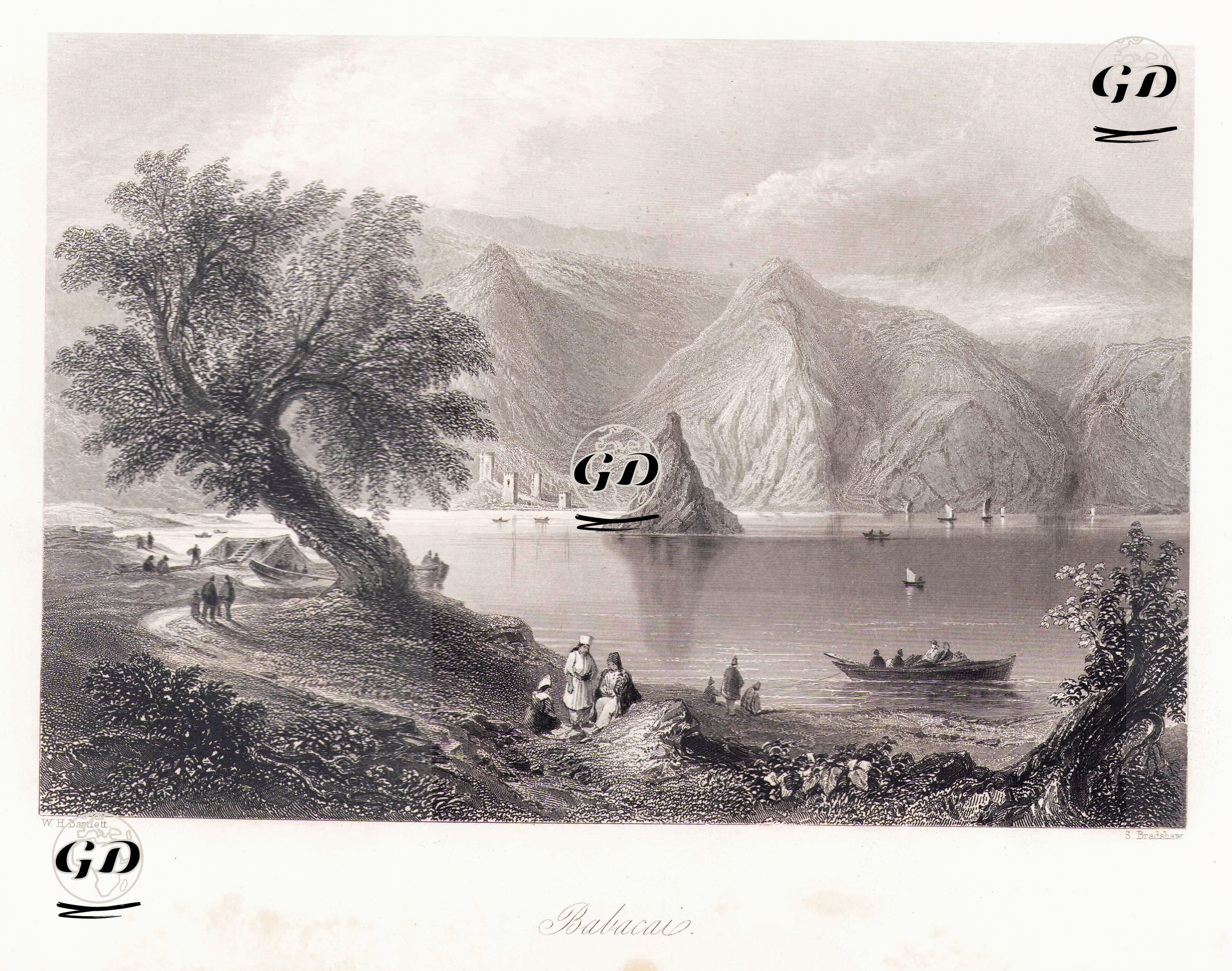 Babakayası (Babacai) - William Henry Bartlett (1809-1854) - 1854