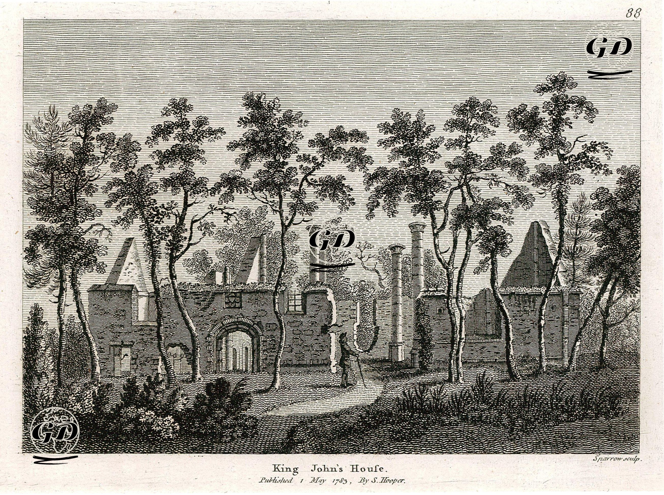 King John Sarayı, Southampton  -  - 1783