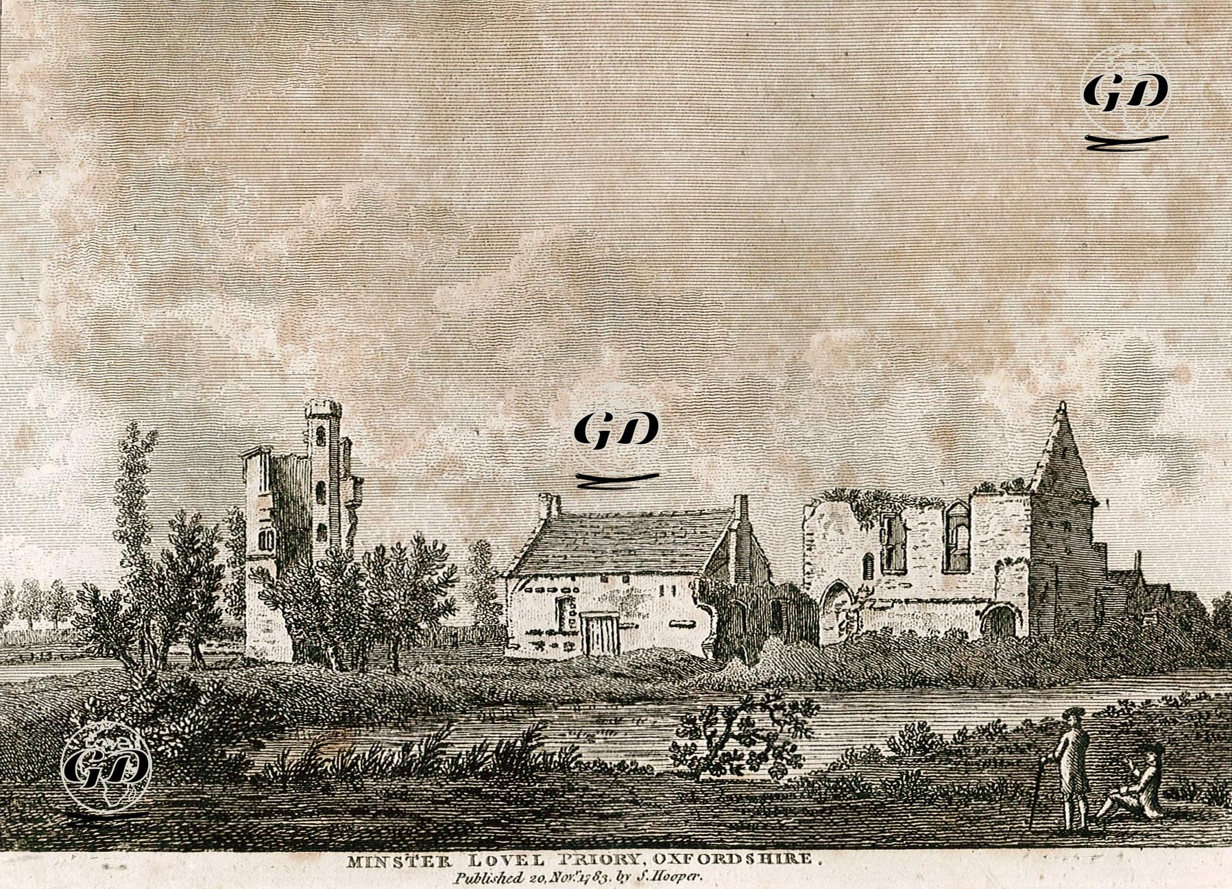 Minster Lovell Manastırı, Oxfordshire -  - 1783