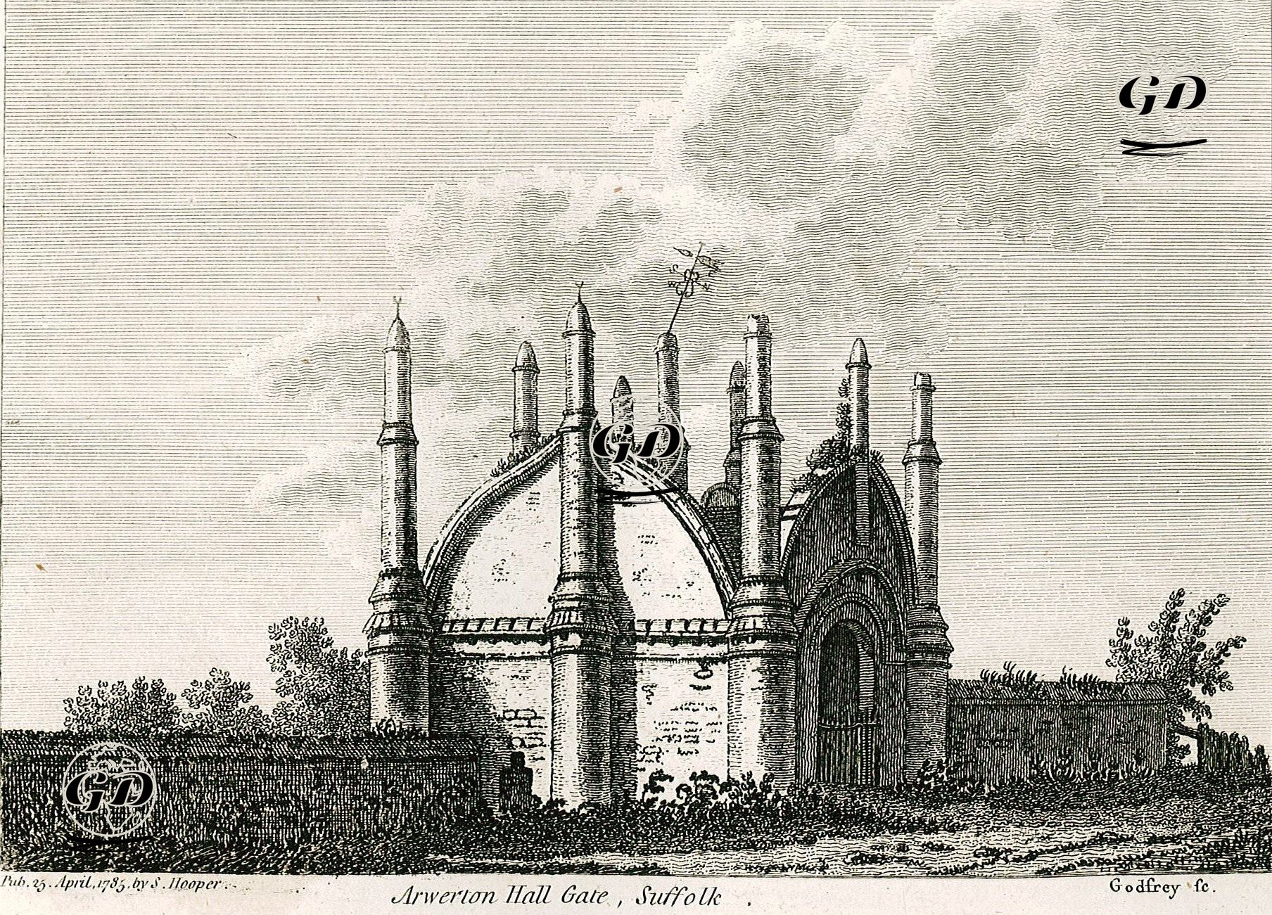 Erwarton Hall Kapıevi, Suffolk -  - 1785