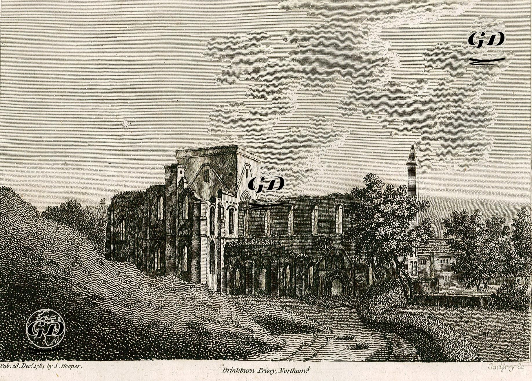 Brinkburn Manastırı, Northumberland -  - 1784
