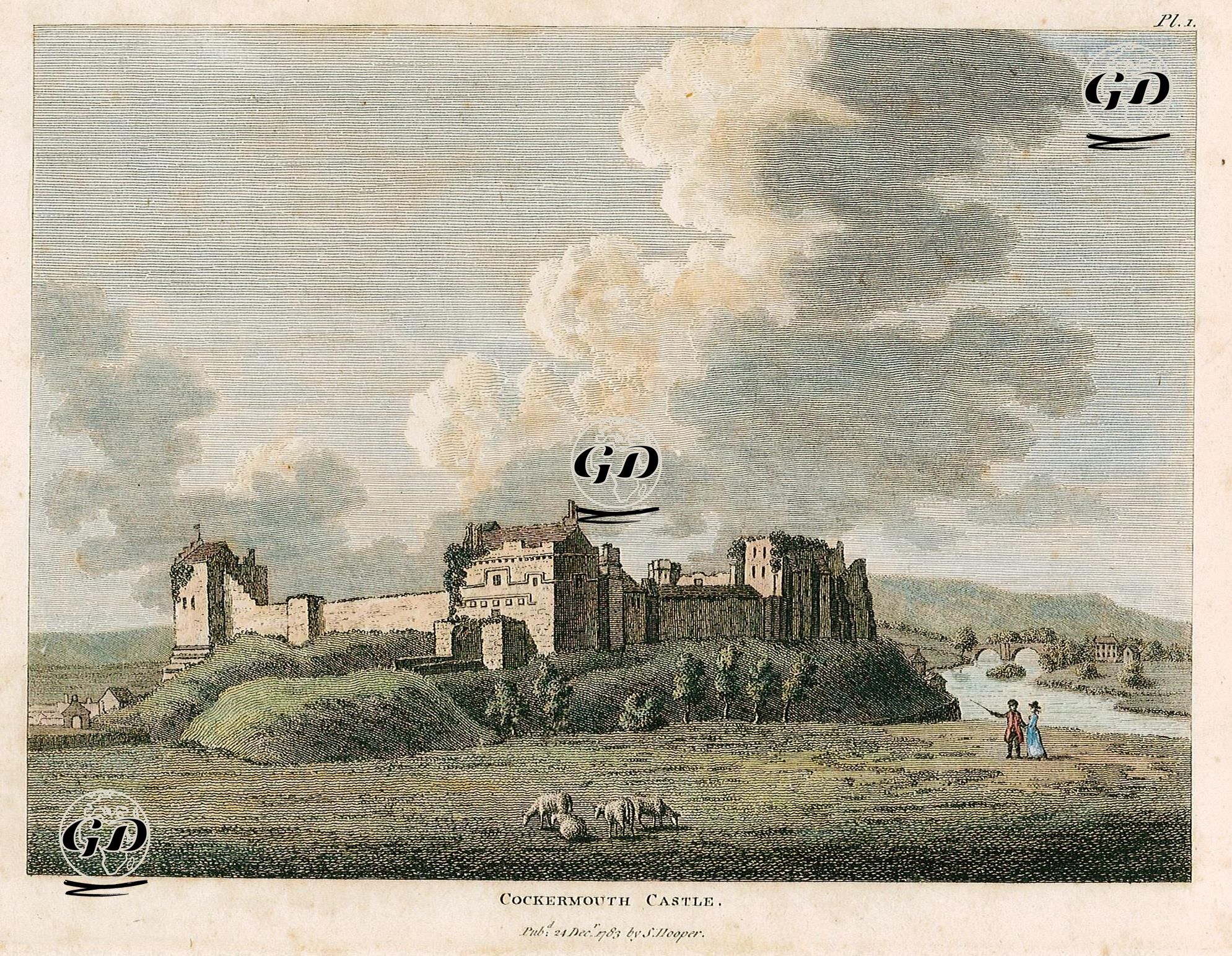 Cockermouth Kalesi, Cumbria -  - 1783