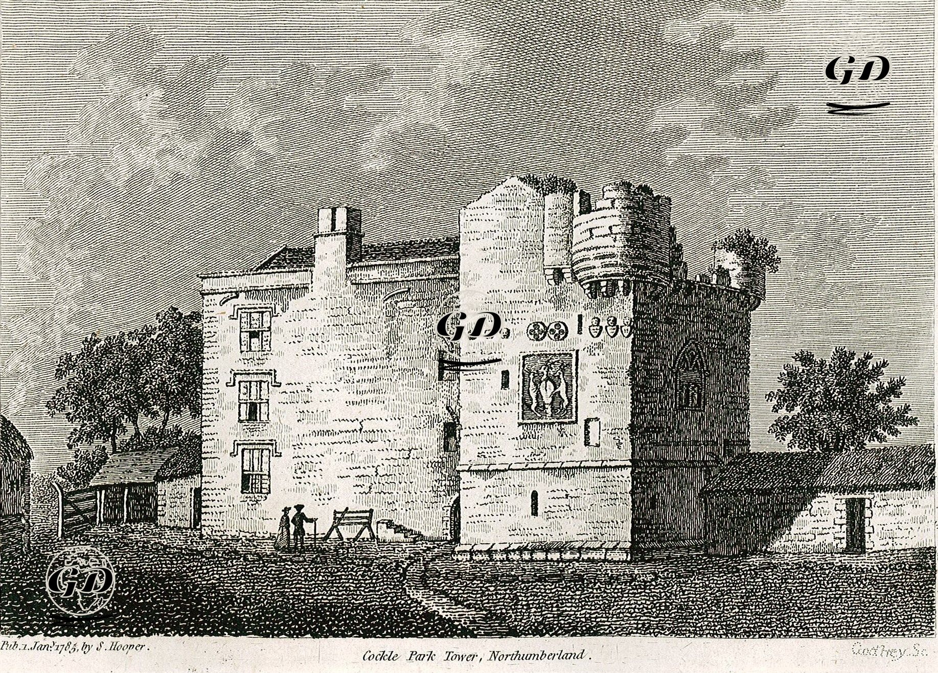 Cockle Park Tower, Northumberland  -  - 1785