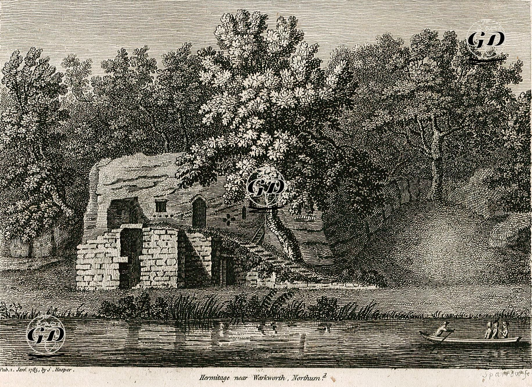 Hermitage Near Warkworth, Northum -  - 1785