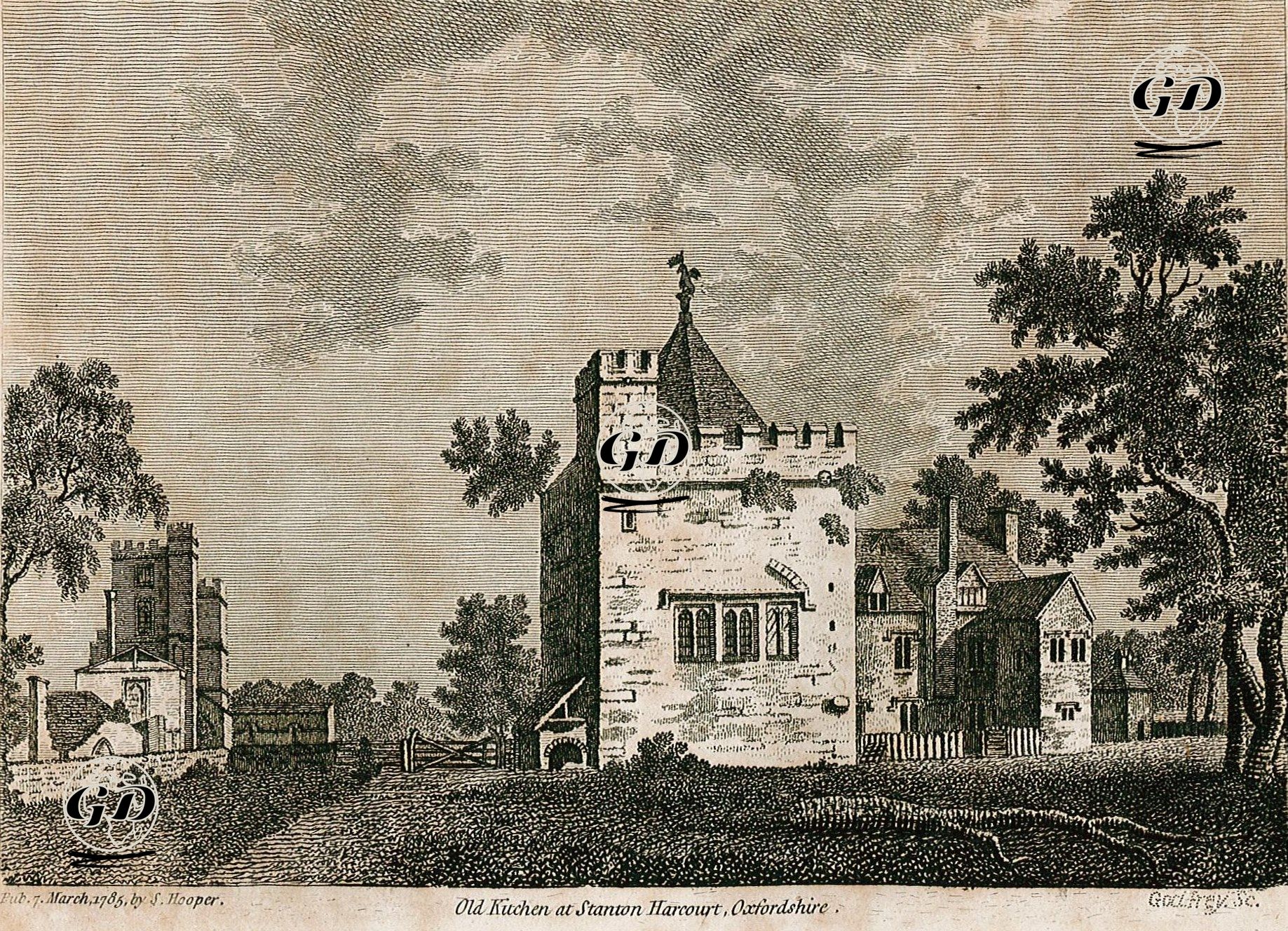 Old Kitchen, Stanton Harcourt, Oxfordshire -  - 1785
