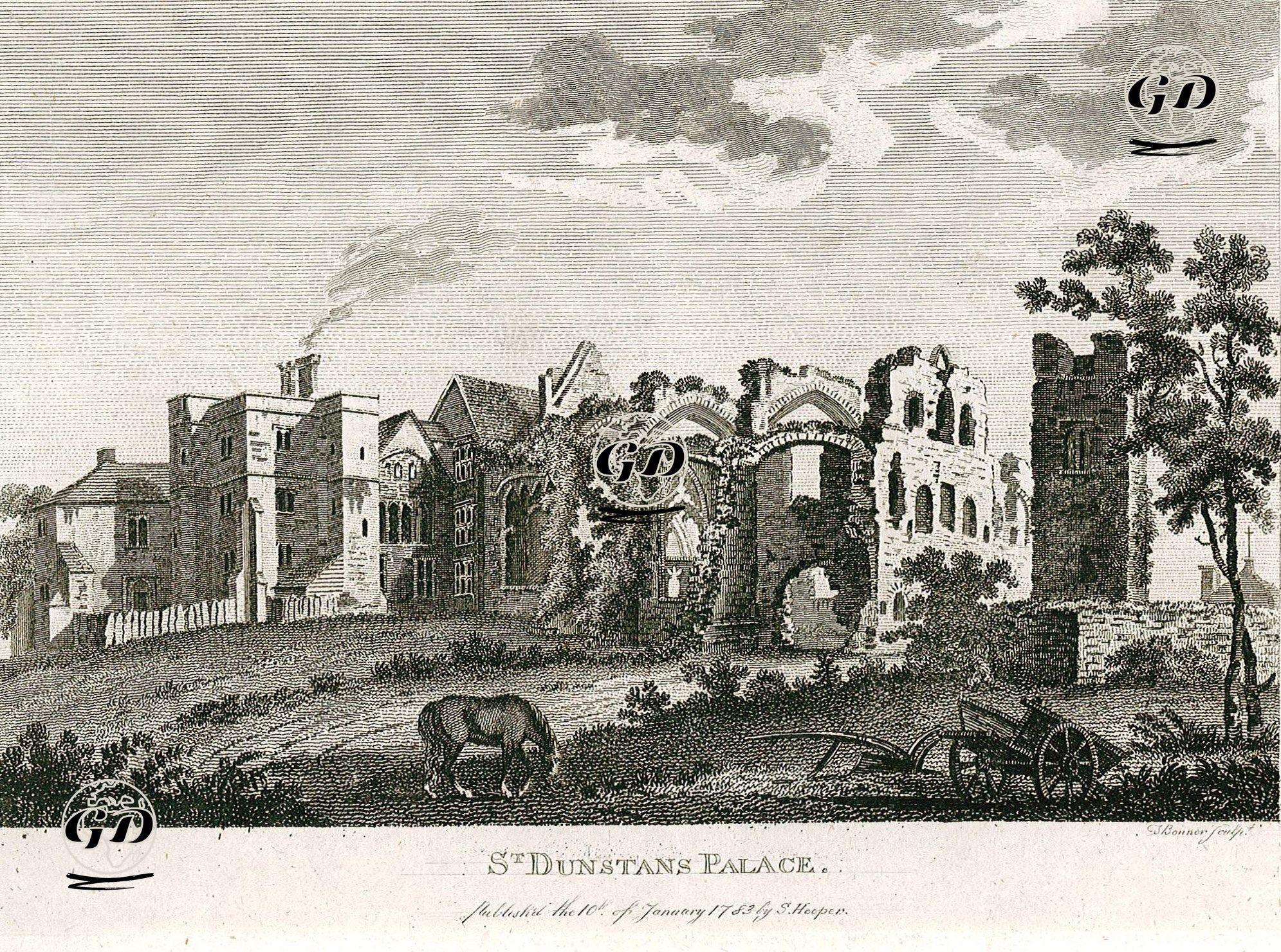 St.Dunstan Kilisesi, Mayfield, Sussex -  - 1783