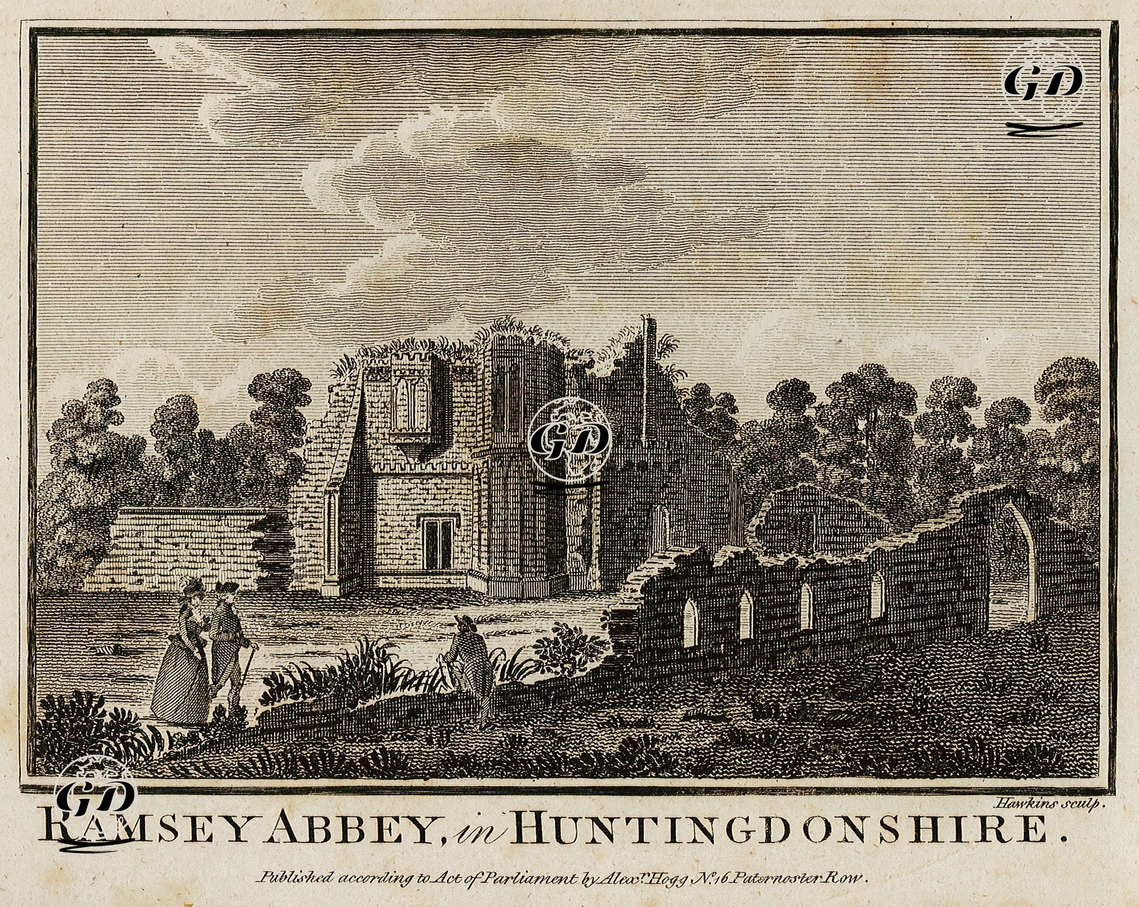 Ramsey Manastırı, Huntingdonshire -  - 1786