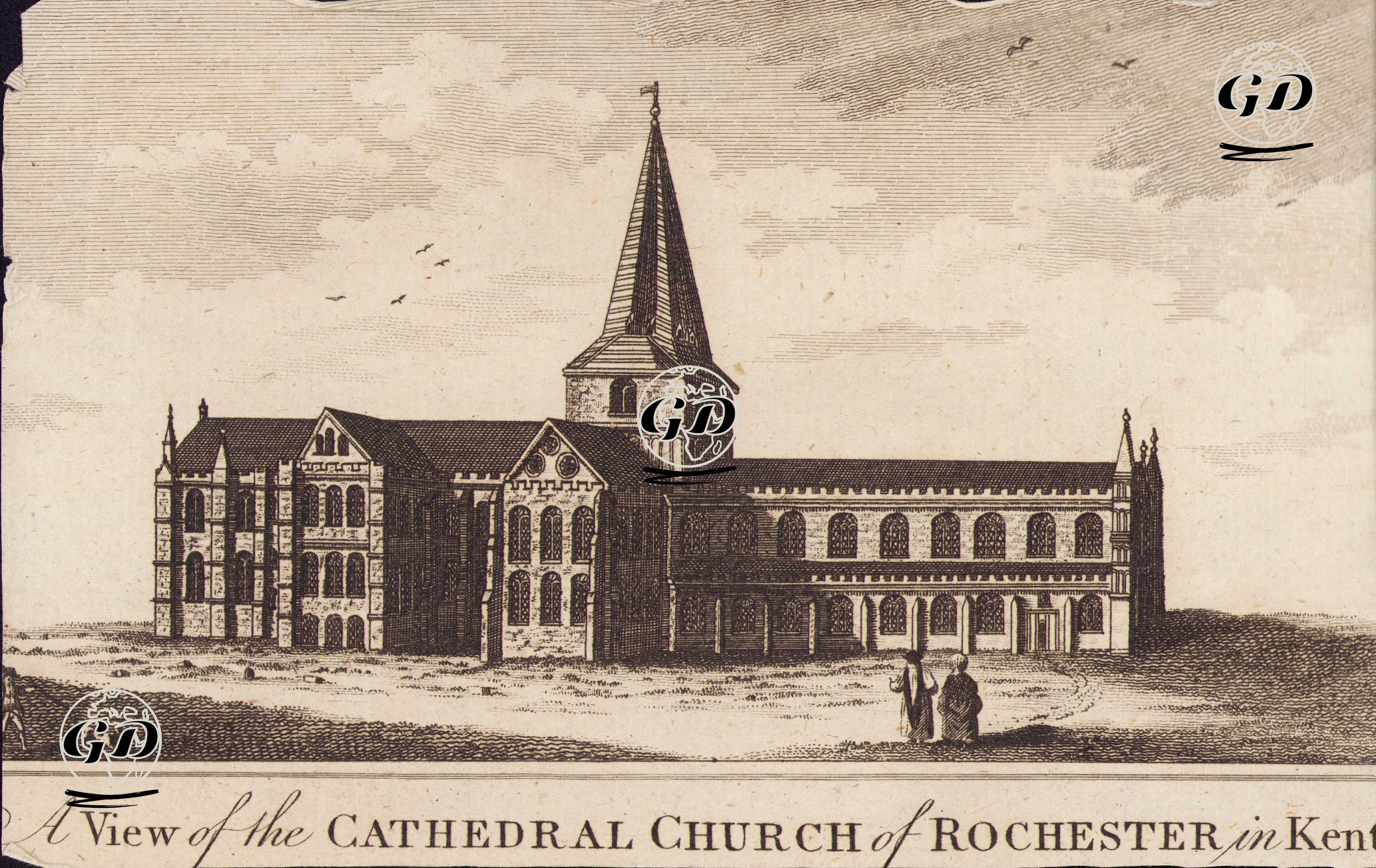 Rochester  Katedrali, Kent -  - 1786