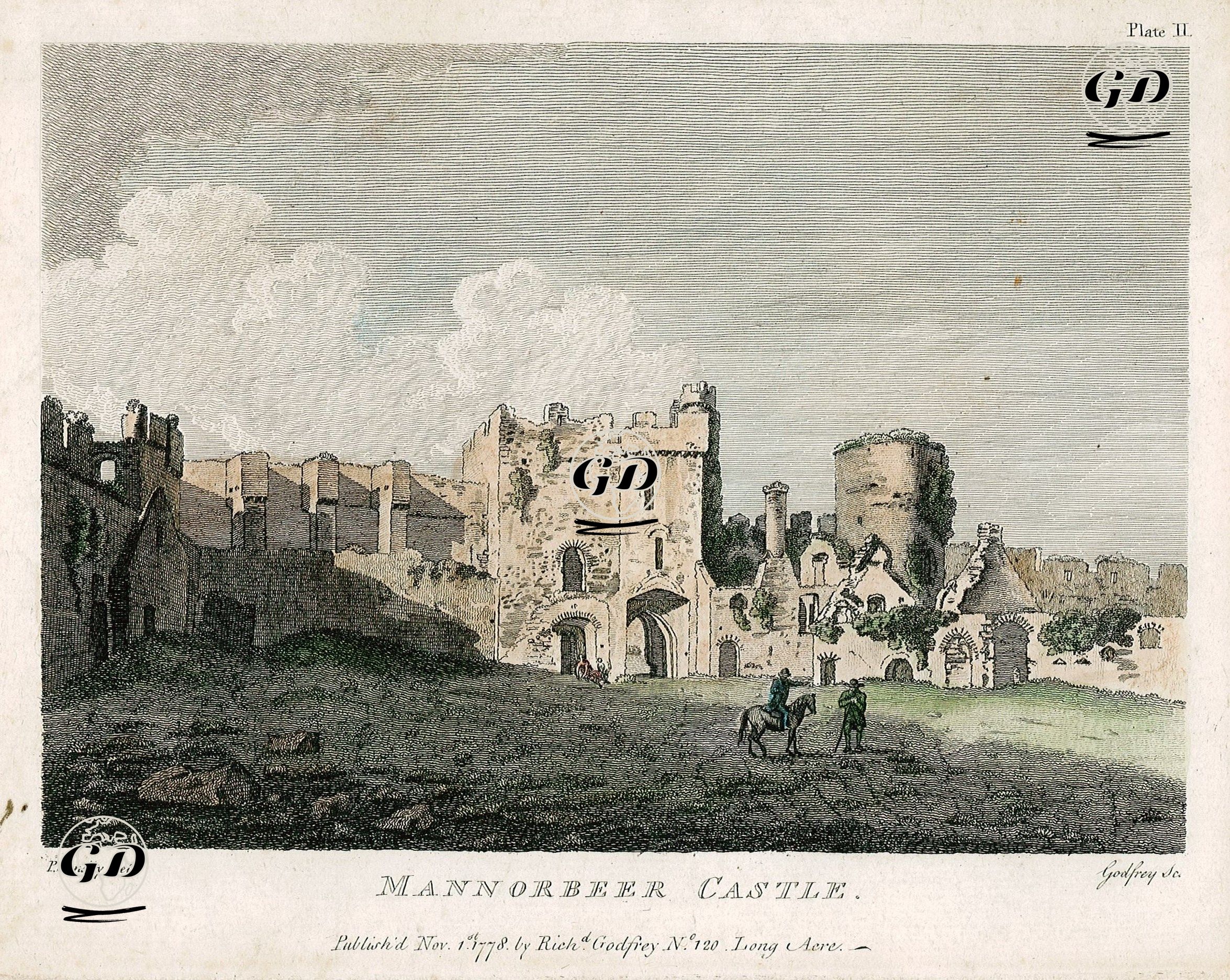 Mannorbier Kalesi - Paul Sandby (1731-1809) - 1778