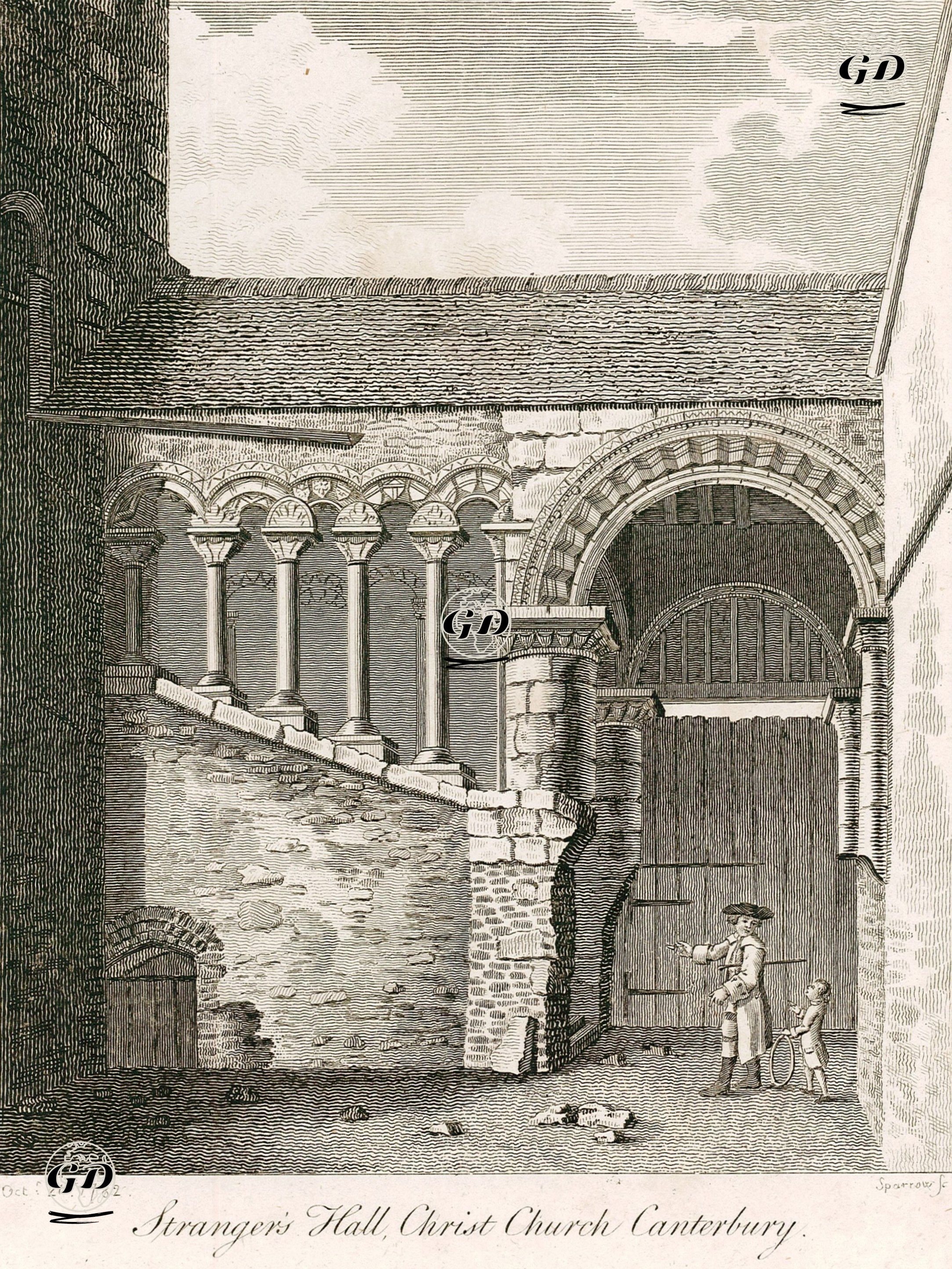 King's School Merdivenleri, Canterbury -  - 1782