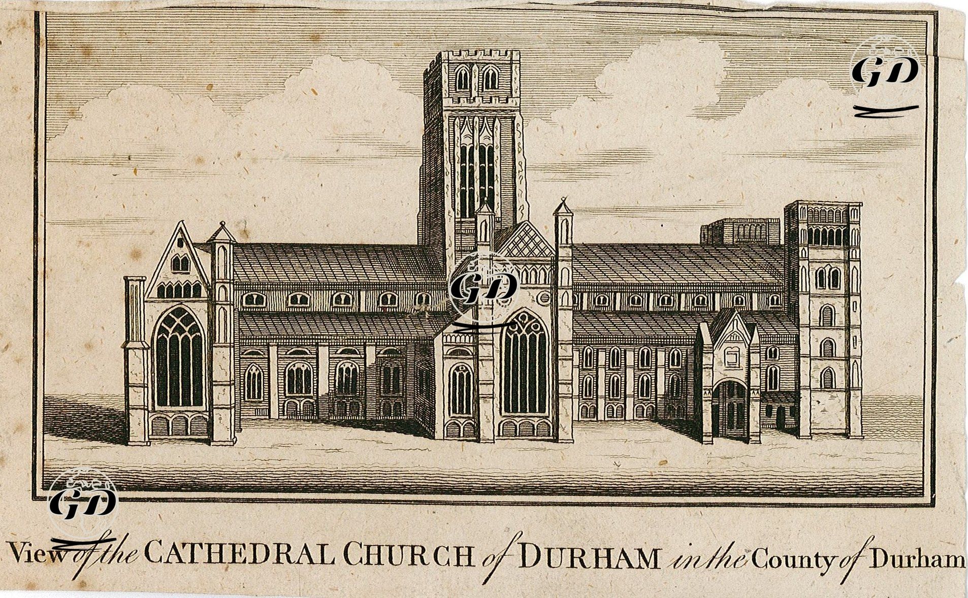 Durham Katedrali, Durham -  - 1786