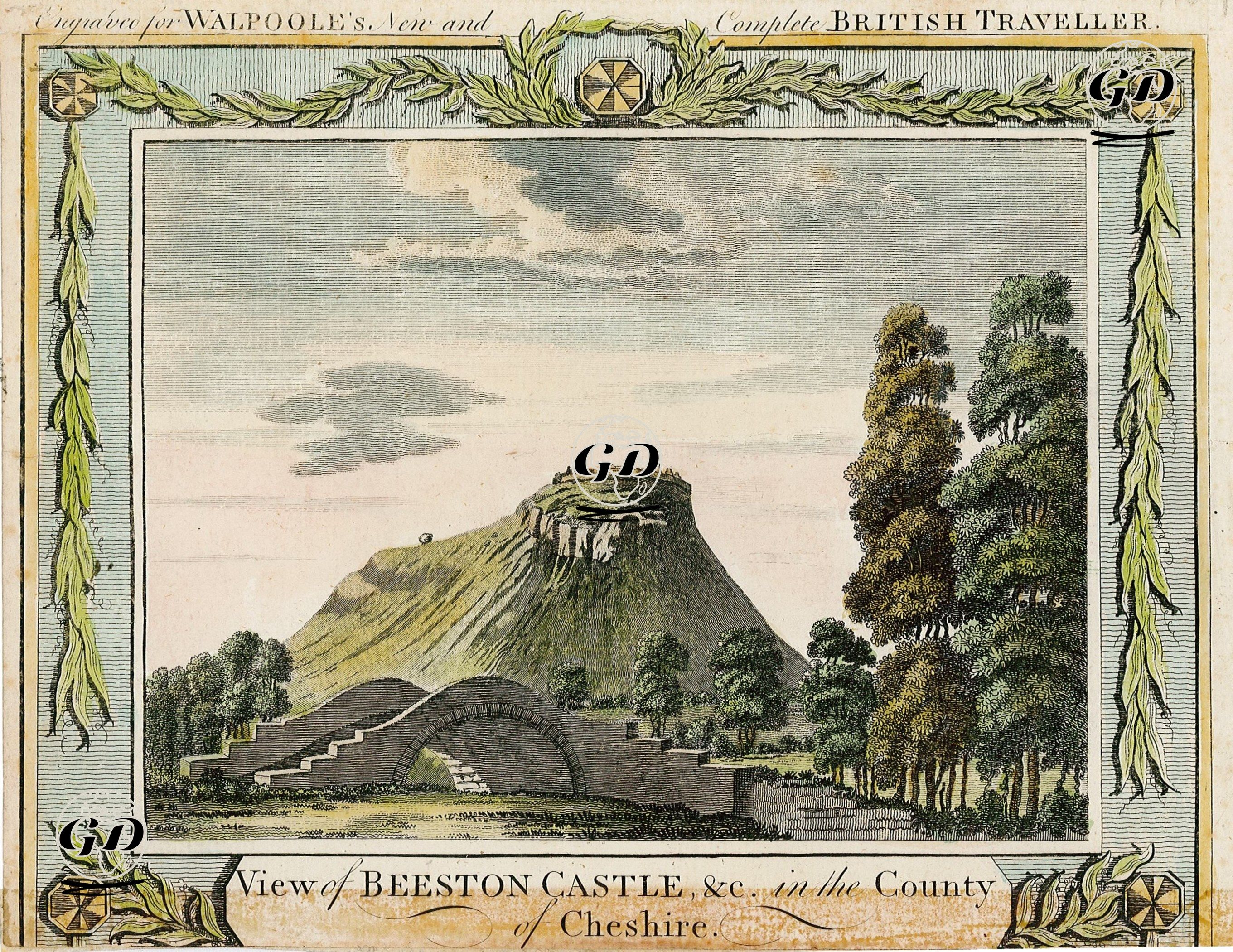Beeston Kalesi, Cheshire -  - 1784