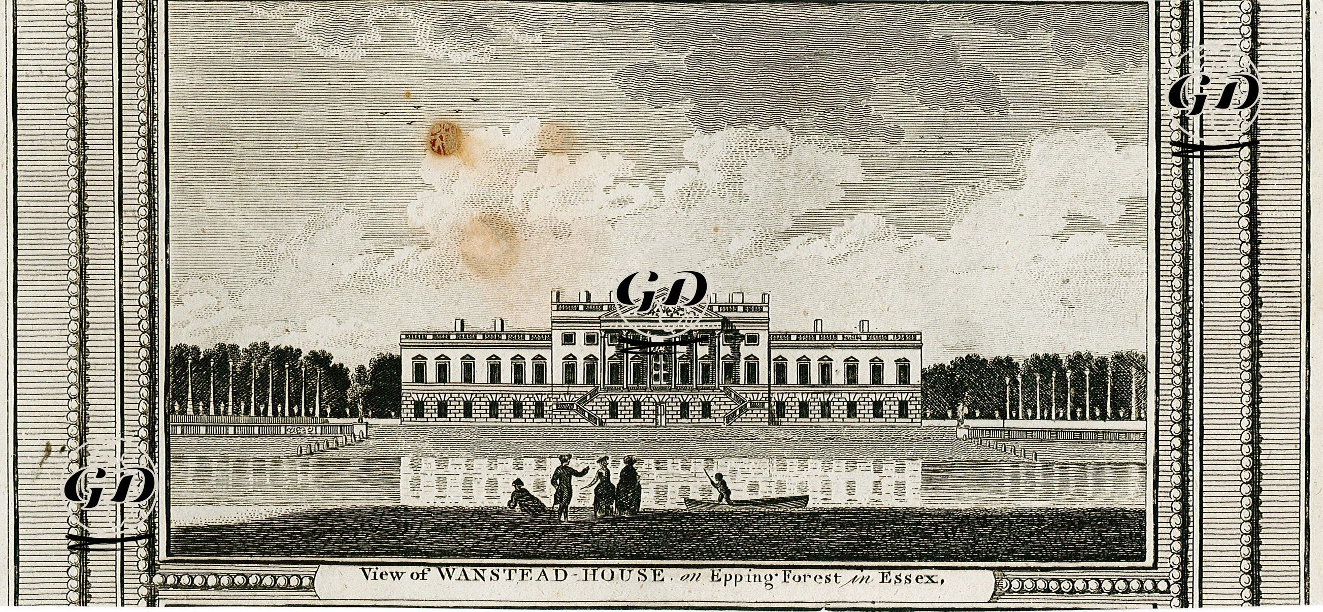 Epping Ormanlarında Bulunan Wanstead Malikhanesi, Essex -  - 1784