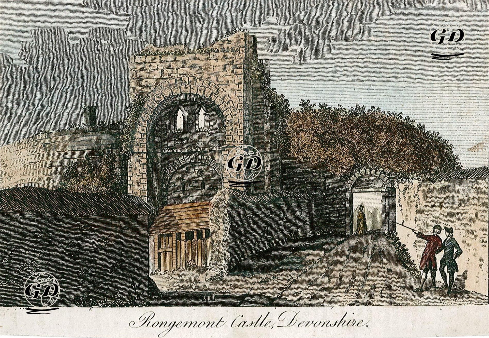 Rougemont (Exeter) Kalesi, Devonshire -  - 1770's