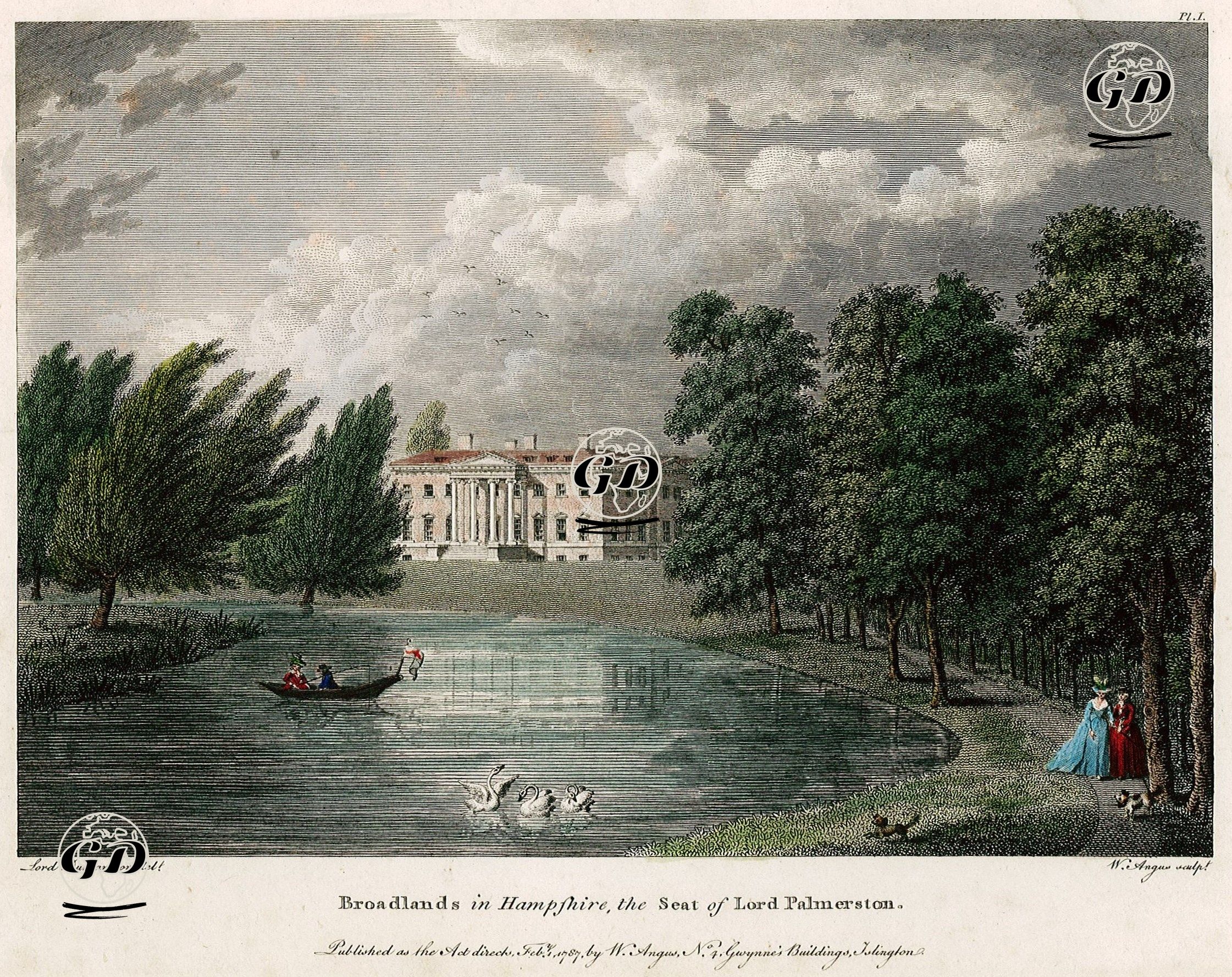 Lord Palmerston Evi Broadlands Malikanesi, Hampshire - Lord Duncannon - 1787