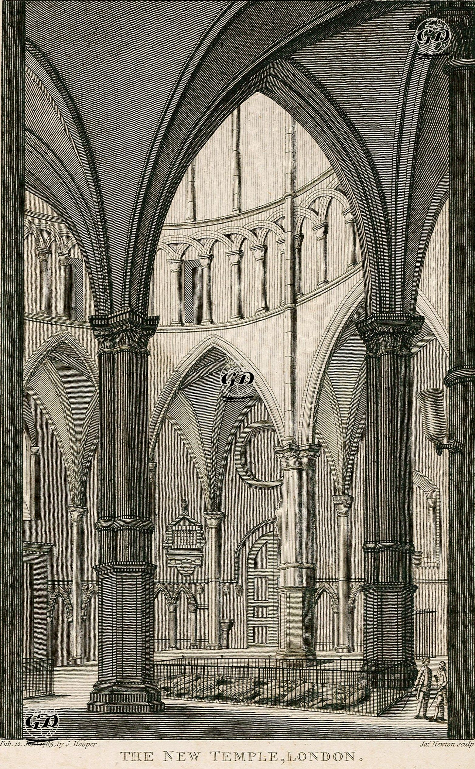 Temple (Tapınak) Kilisesi, Londra  -  - 1785